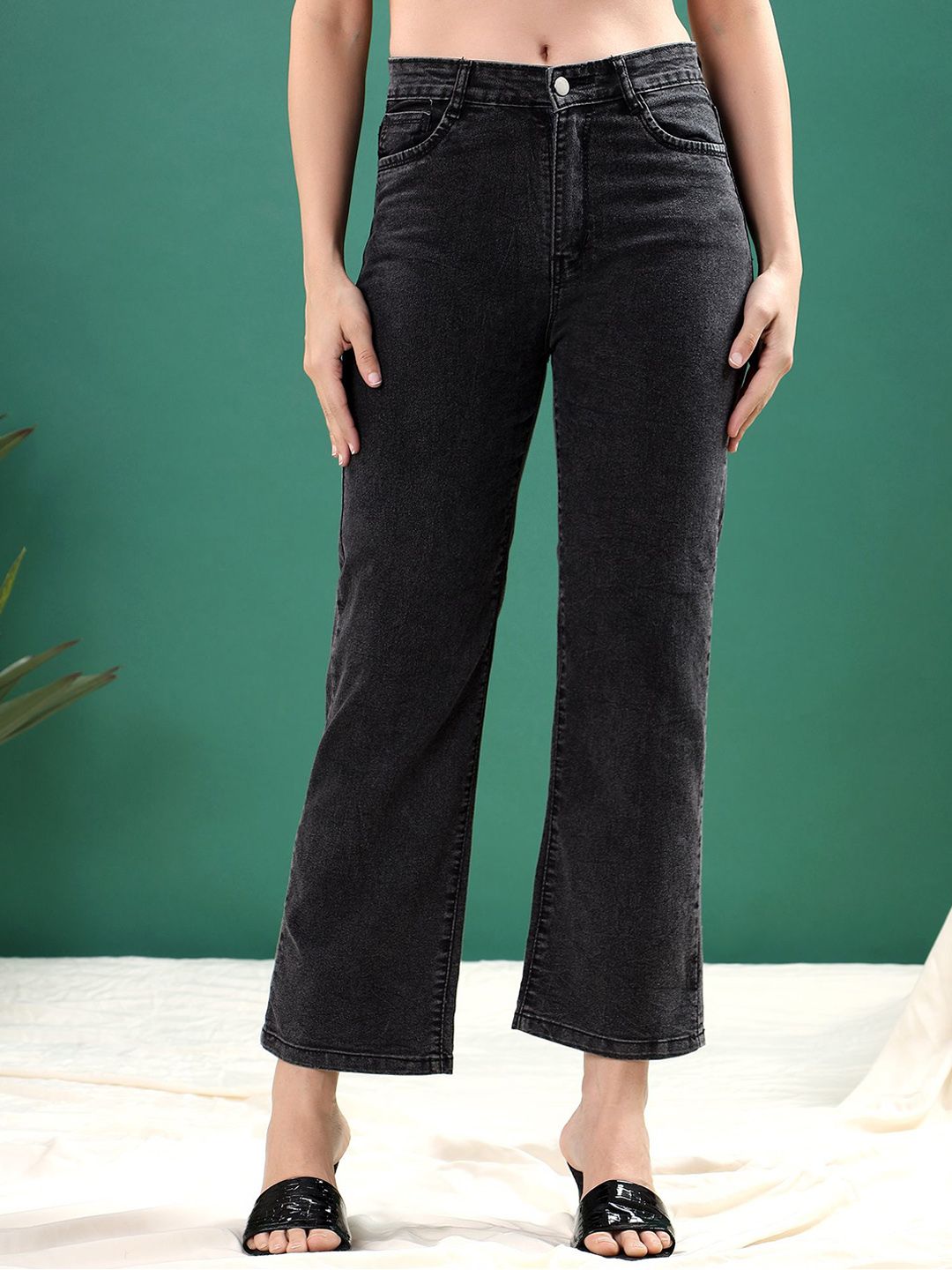 ZARISTAA Women Straight Fit High-Rise Stretchable Jeans-picture-23