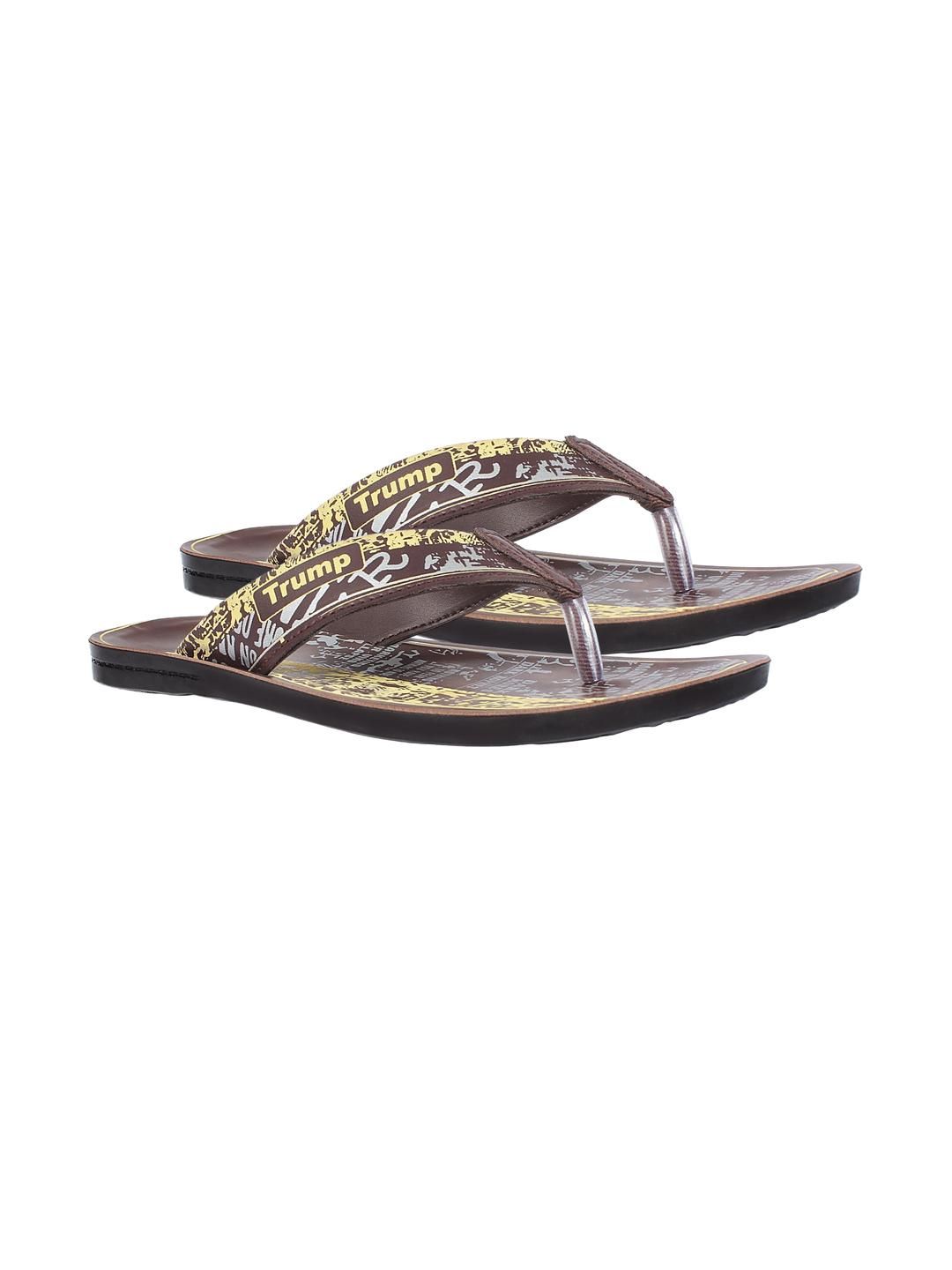 Trump Men Black Flip Flops-picture-20