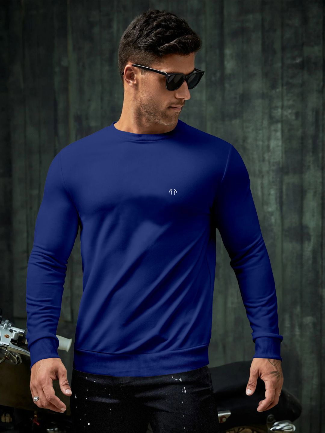 Triptee Men Round Neck Cotton Pullover-picture-38