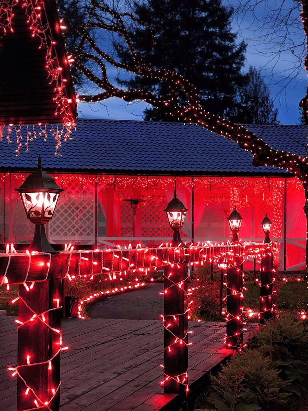 MPROW Red 4 Pieces String Lights-picture-43