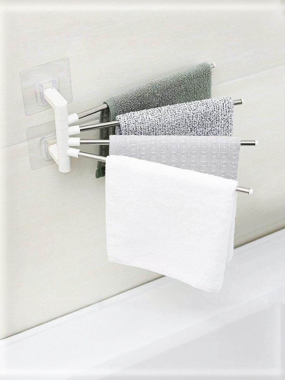 4square 4 Tier Bathroom Towel Rod-image-2
