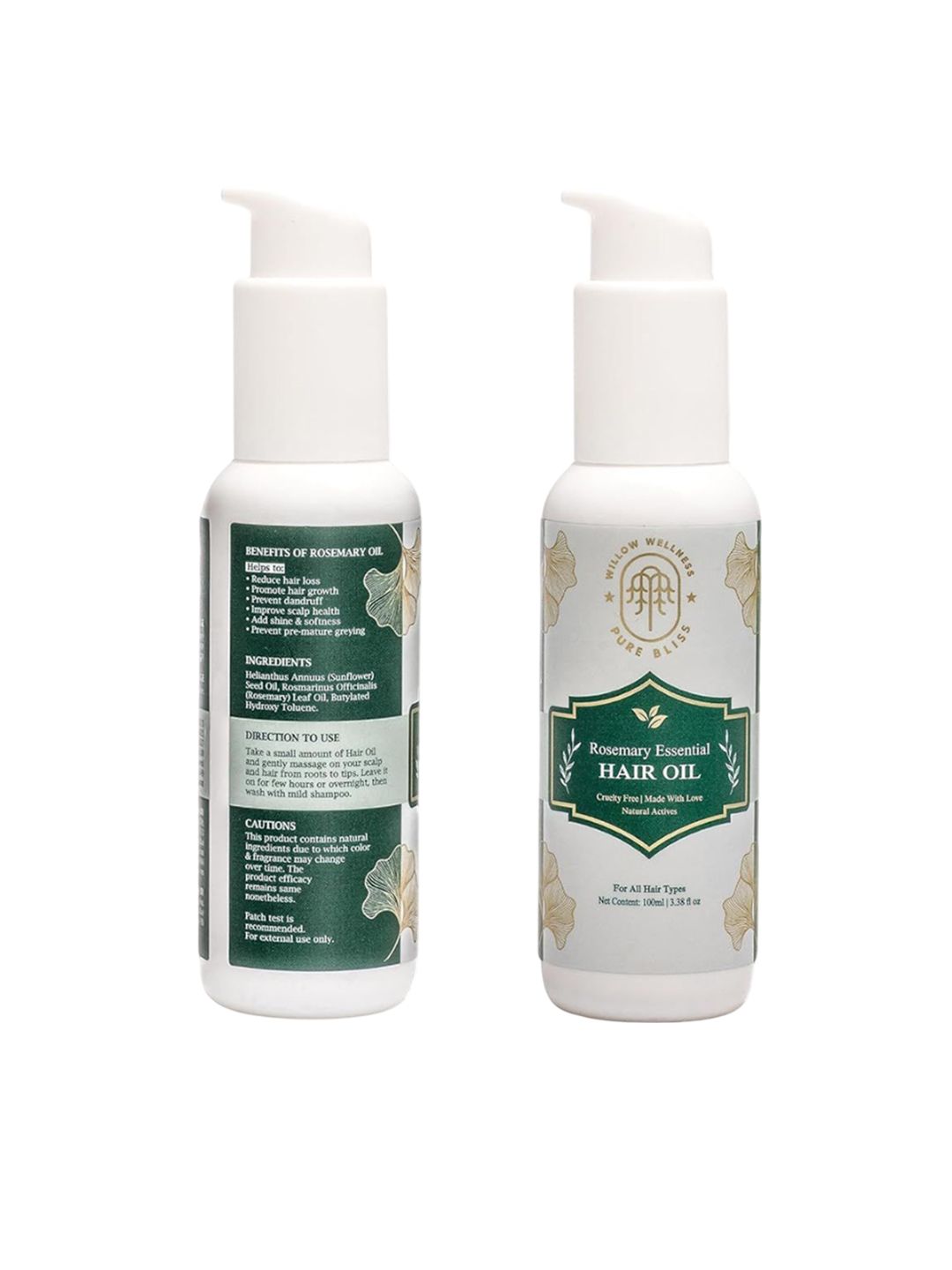 Willow Wellness Rosemary Hair Oil For Frizz Control - 100 ml-image-43