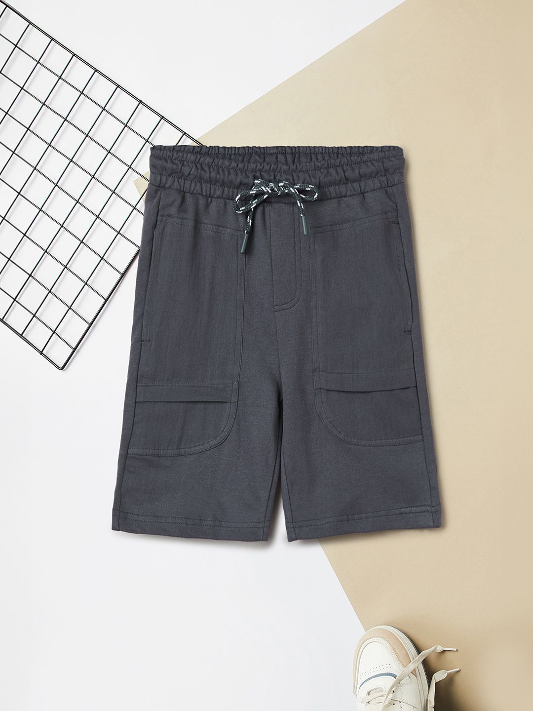 max Boys Mid-Rise Cotton Shorts-picture-38