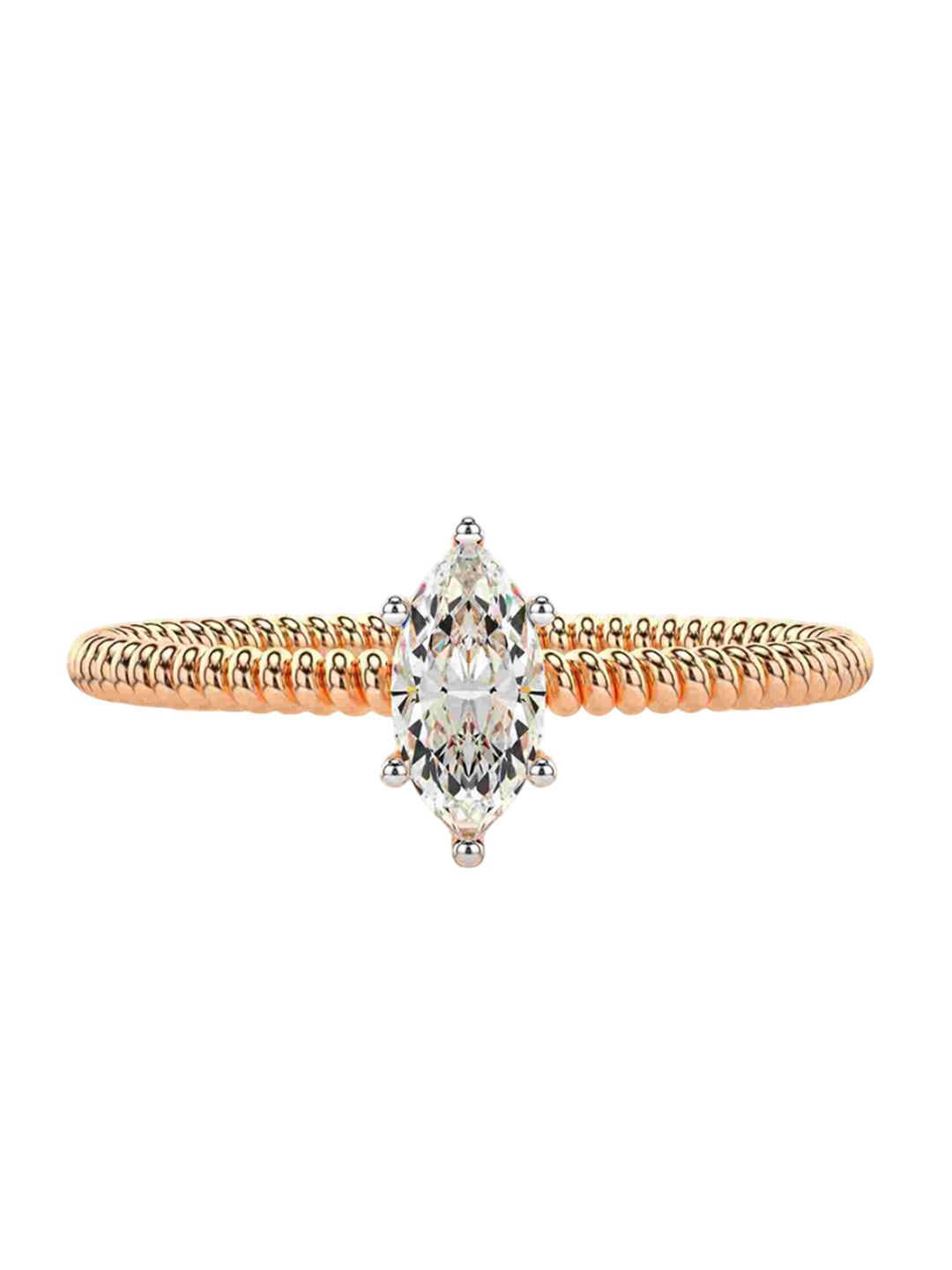 VALANOVA Women Rose Gold Ring Diamond-picture-22