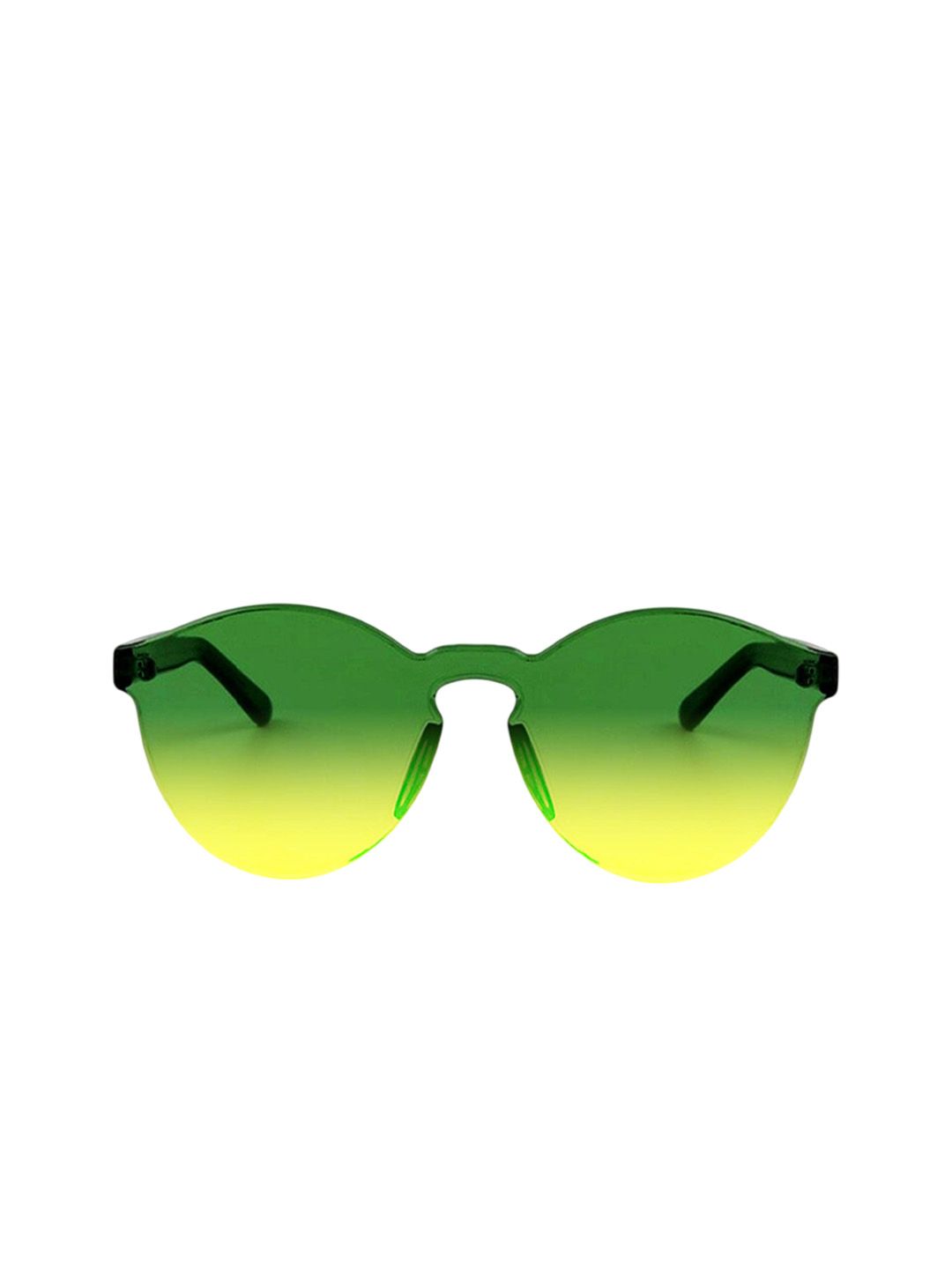 AUGEN Unisex Green Lens & Green Round Sunglasses with-picture-24