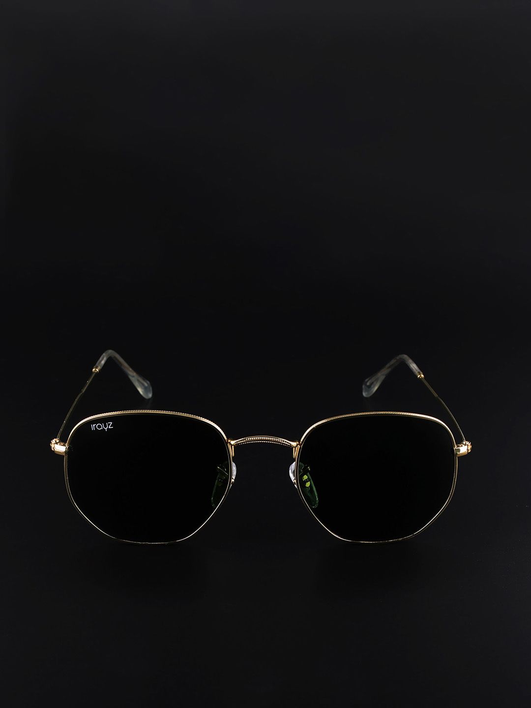 Irayz Women Round Sunglasses with UV Protected Lens 3548-Gold-picture-39