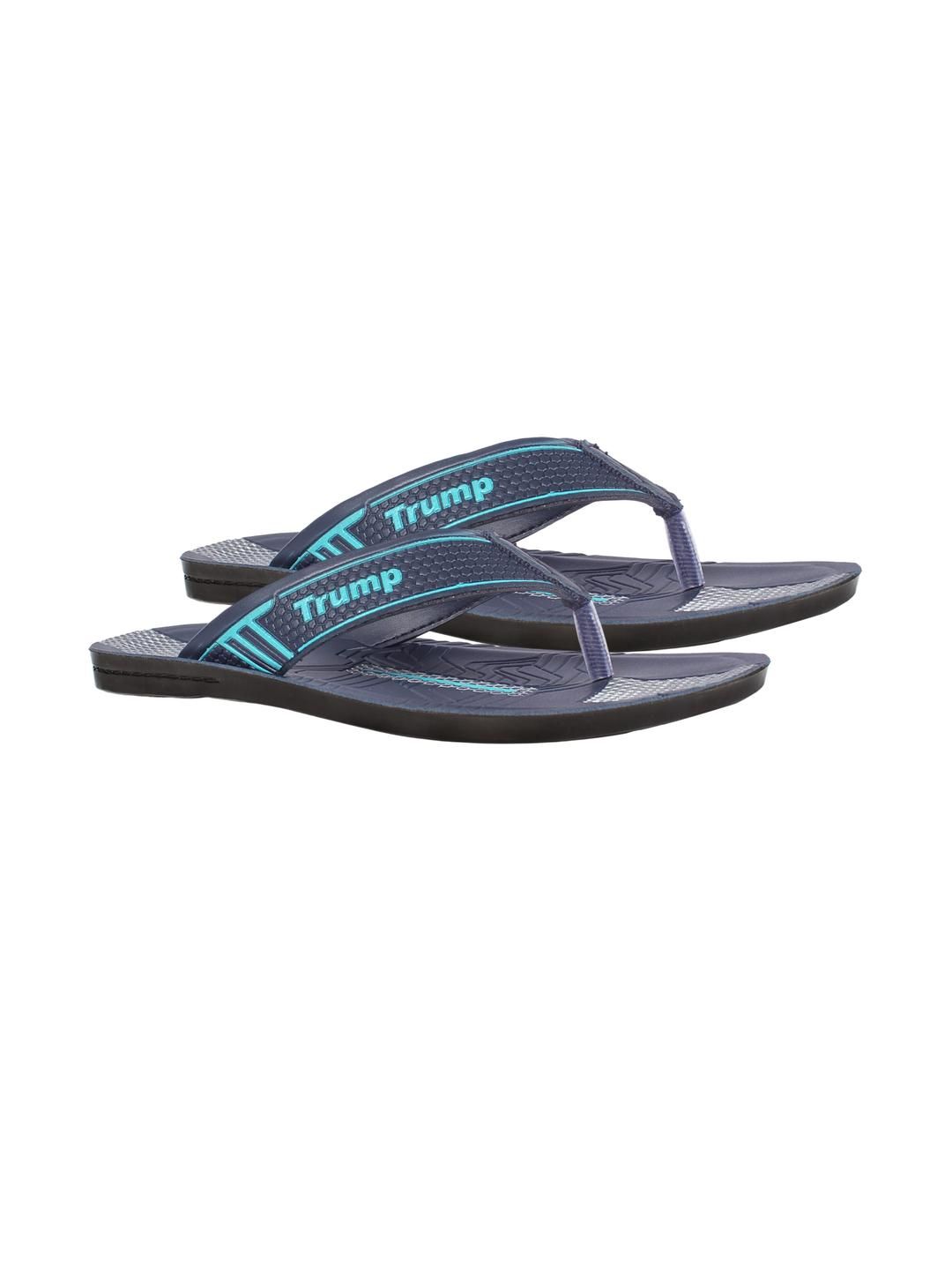 Trump Men Black Flip Flops-picture-38