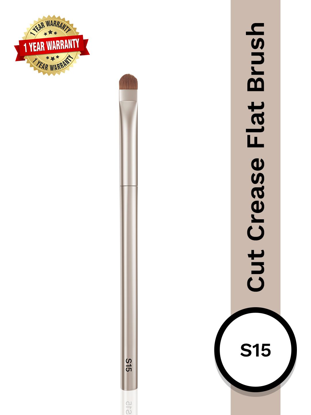 PAC S15 Cut Crease Flat Brush - Rose Gold-picture-13