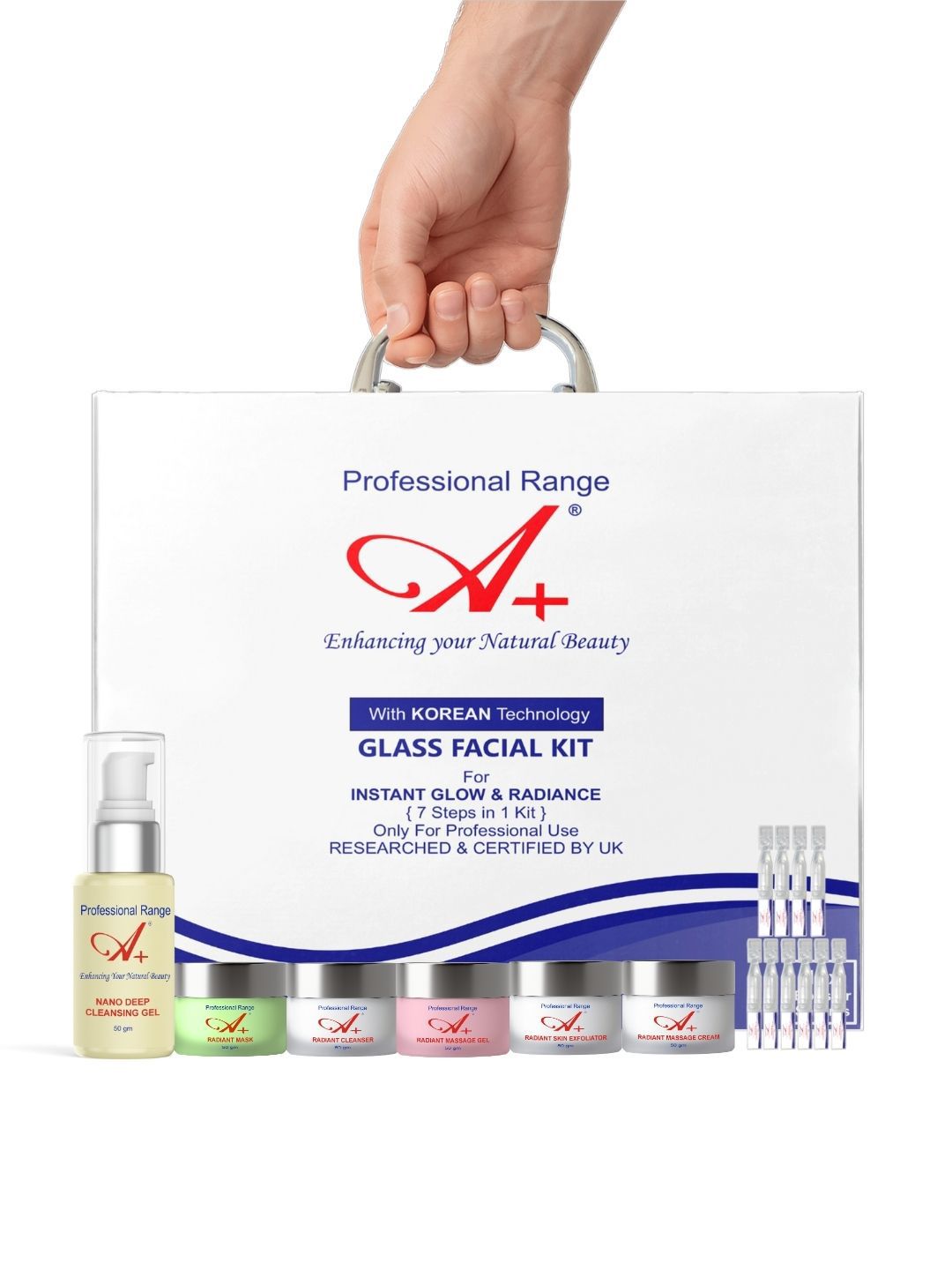 A+ Professional Range 7 Step Glass Facial Kit- 320 g-picture-34