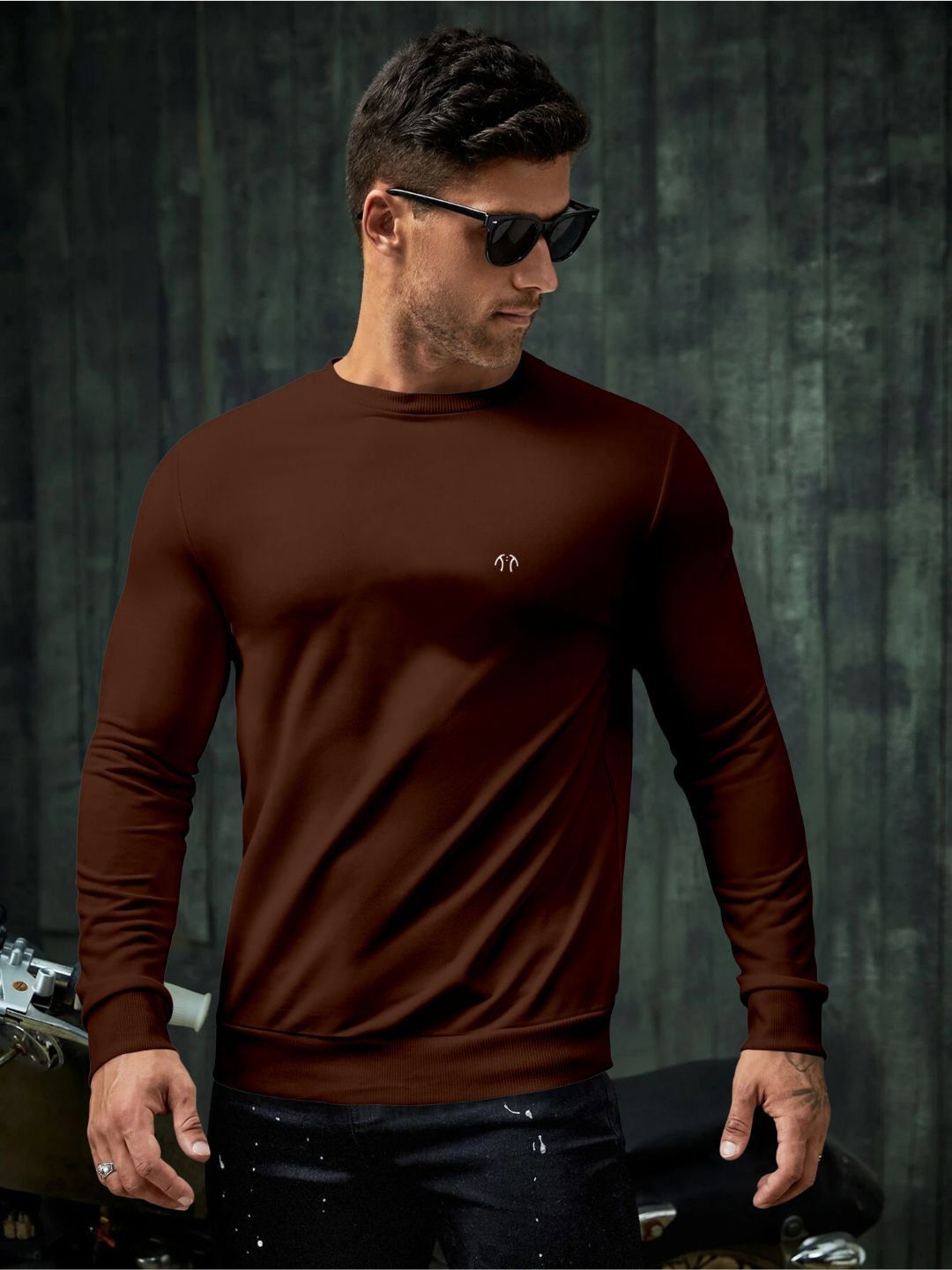 Triptee Men Round Neck Pullover Sweatshirt-picture-42