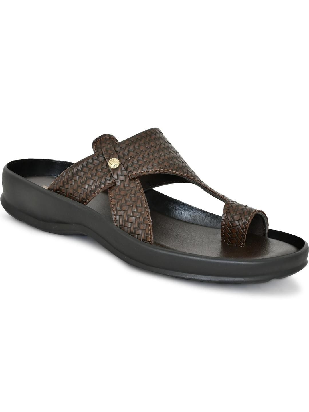 Bizazo Men Brown Flip Flops-image-9