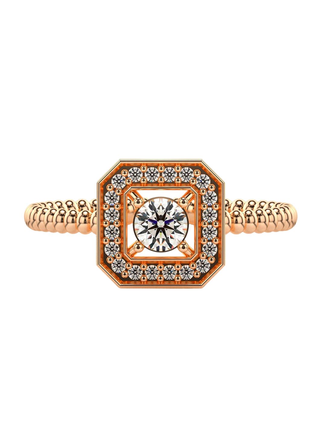 VALANOVA Women Rose Gold Ring Diamond-picture-23