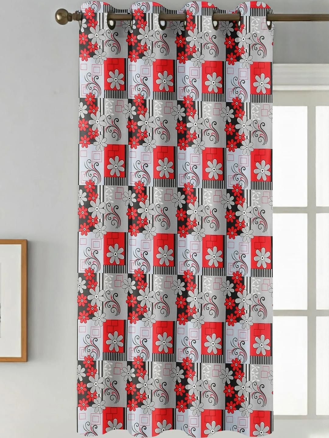 Lunar Days 5 Feet 95% Room Darkening Eyelet Ring Window Curtains-image-16