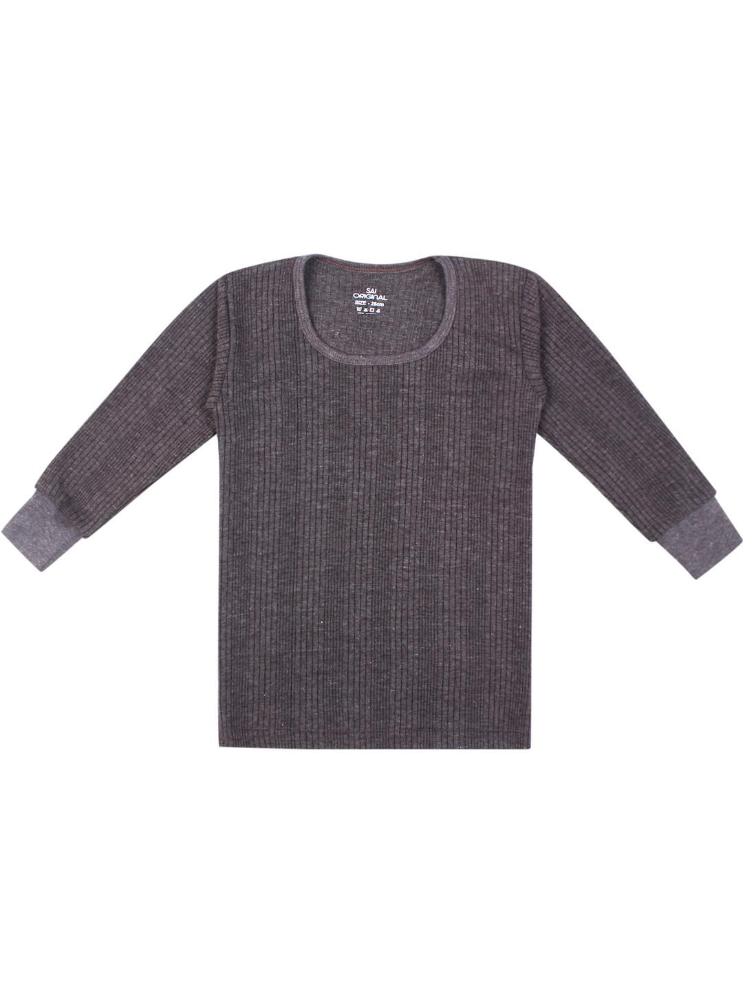 Kritiu Kids Cotton Round Neck Long Sleeves Thermal Top-picture-11