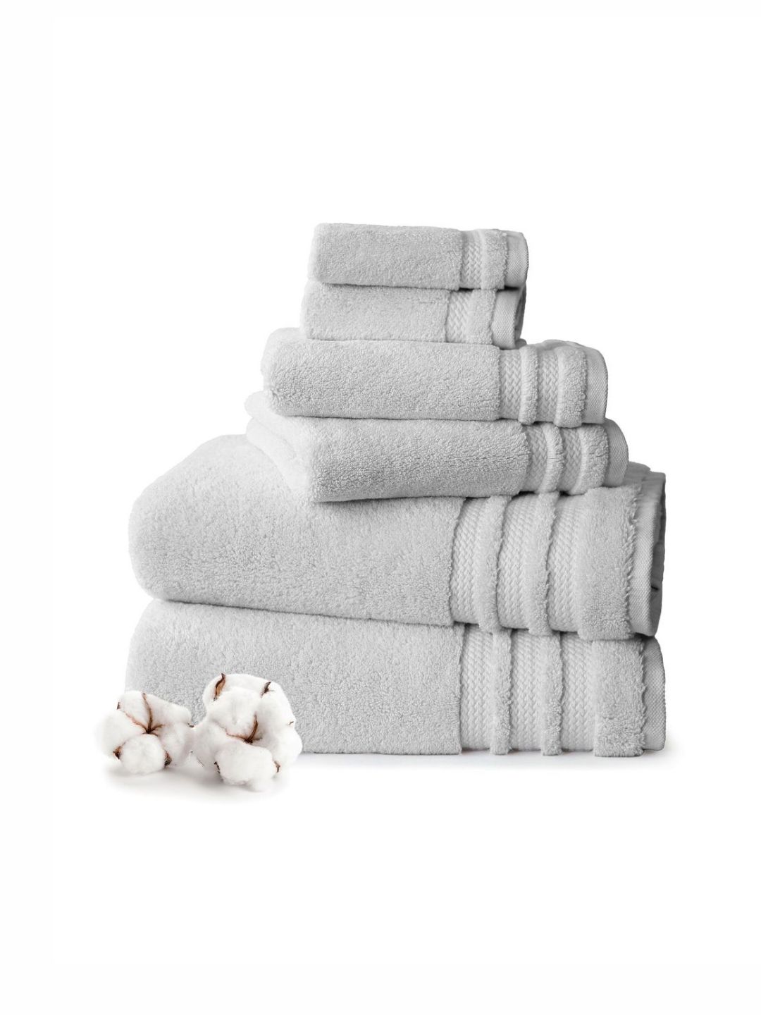 MYTRIDENT Grey Cotton 600 GSM Towel Set-picture-28
