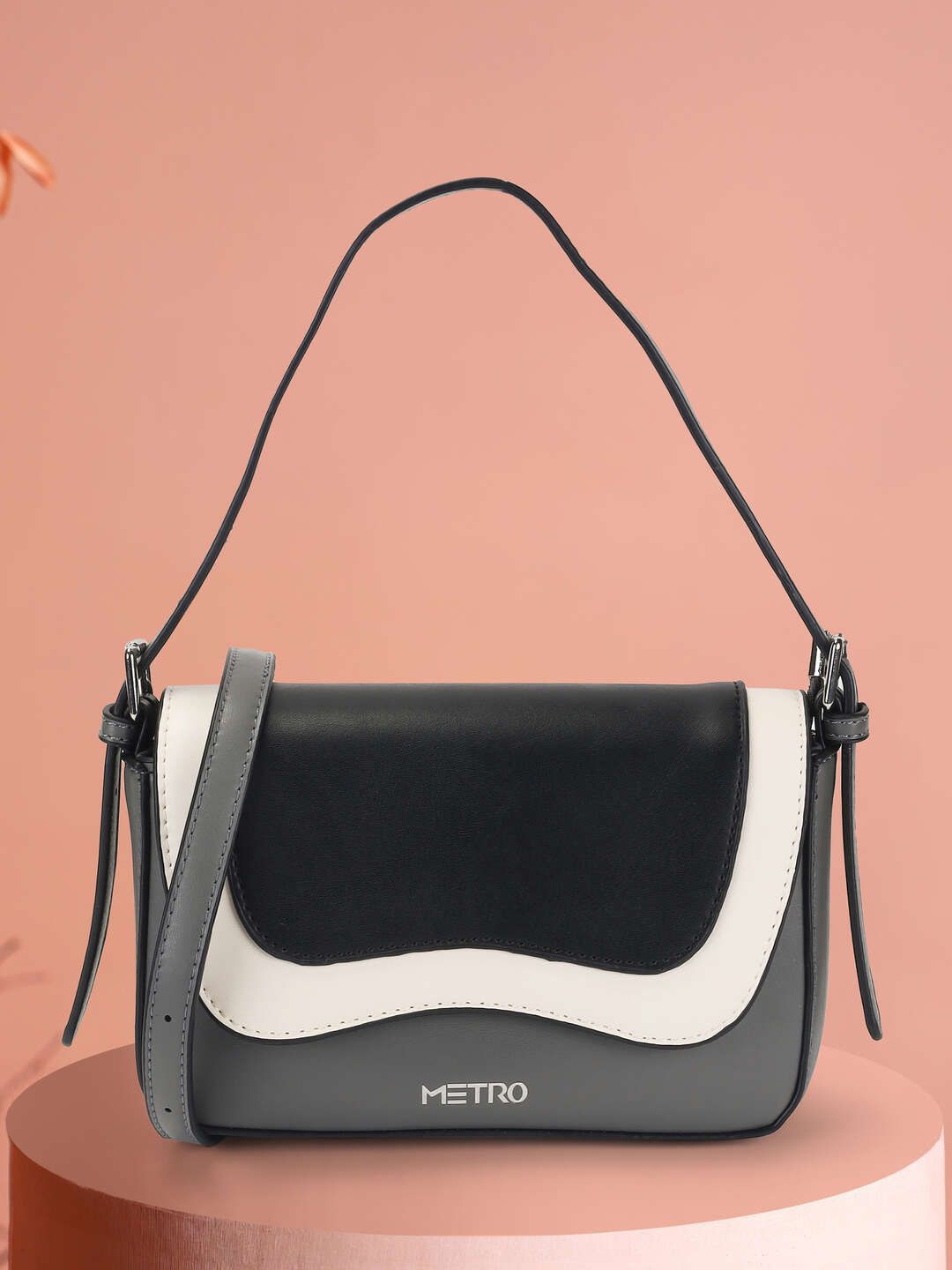 Metro Colourblocked Swagger Sling Bag-picture-38