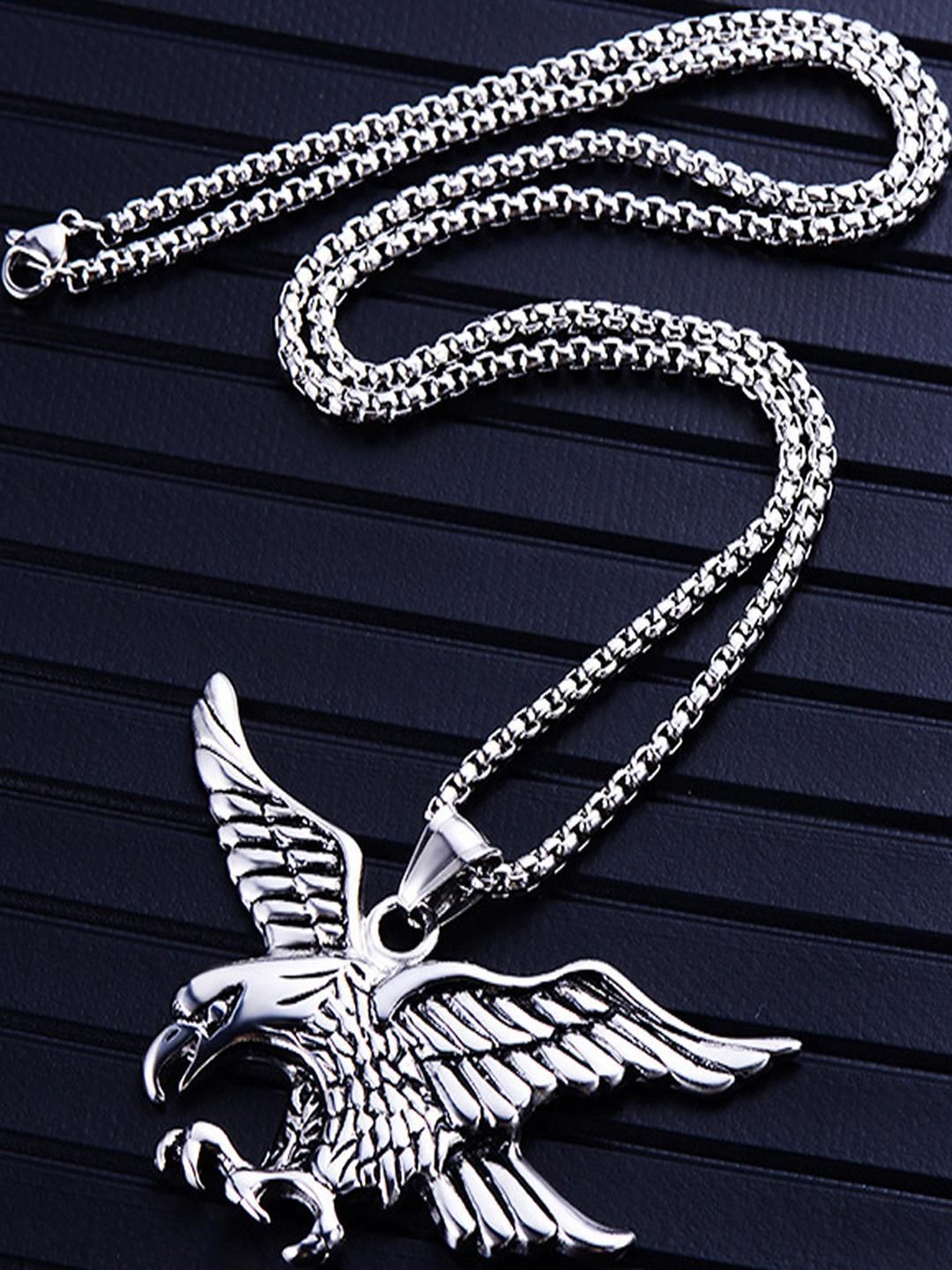 PIXFLIK Unisex Silver Necklace and Chains-picture-22