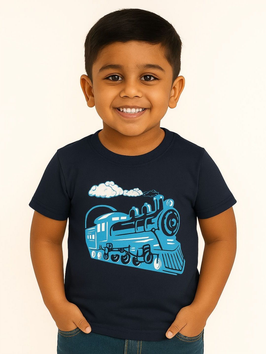 BAESD Boys Typography Printed Applique T-shirt-picture-26