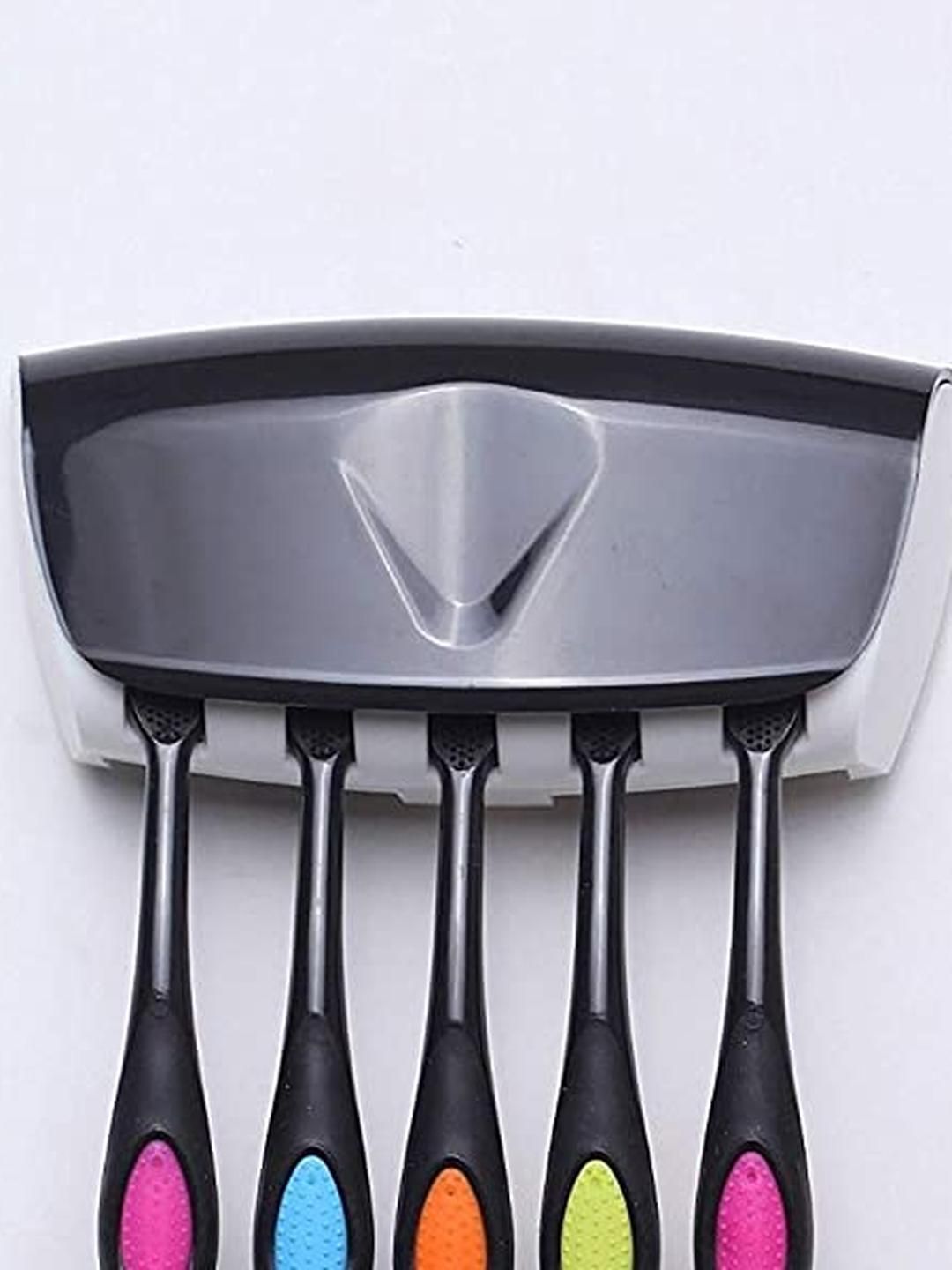 4square Multicolour Toothpaste Dispenser-image-6