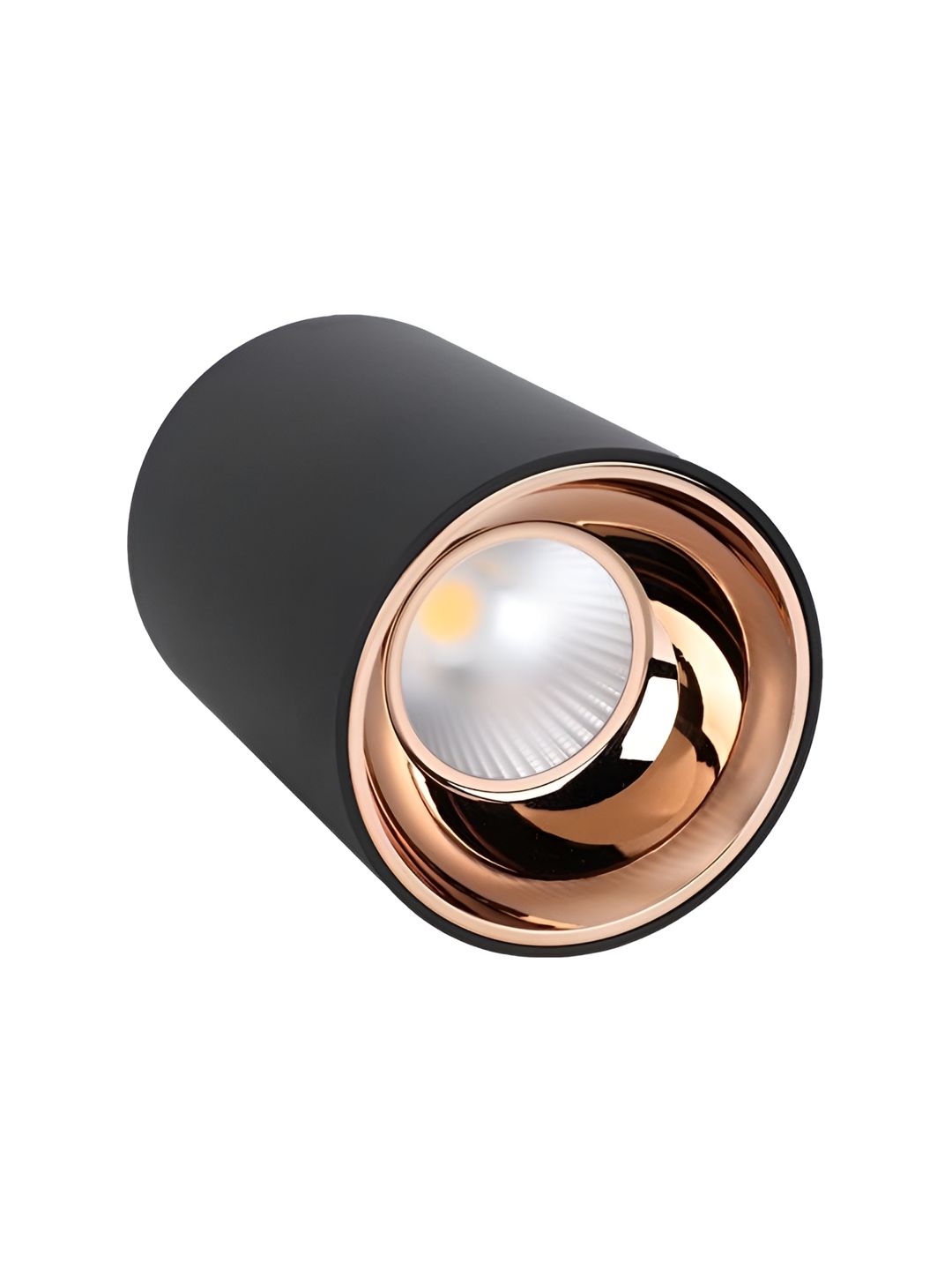 Mufasa Black & Gold-Toned Cylinder Ceiling Lamp