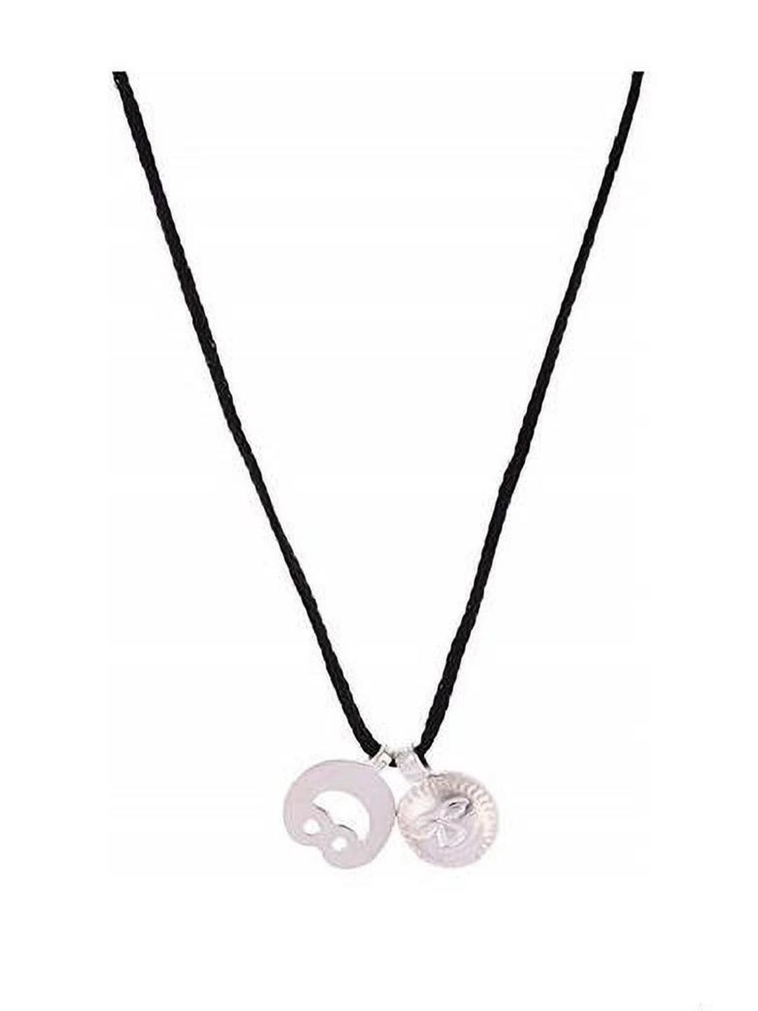 RAVIOUR LIFESTYLE Unisex Silver Pendant-picture-16