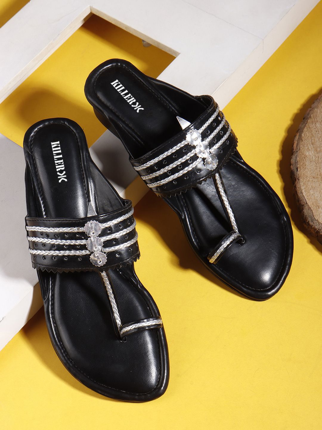 Killer Women Embellished Block Sandals with Bows-picture-41