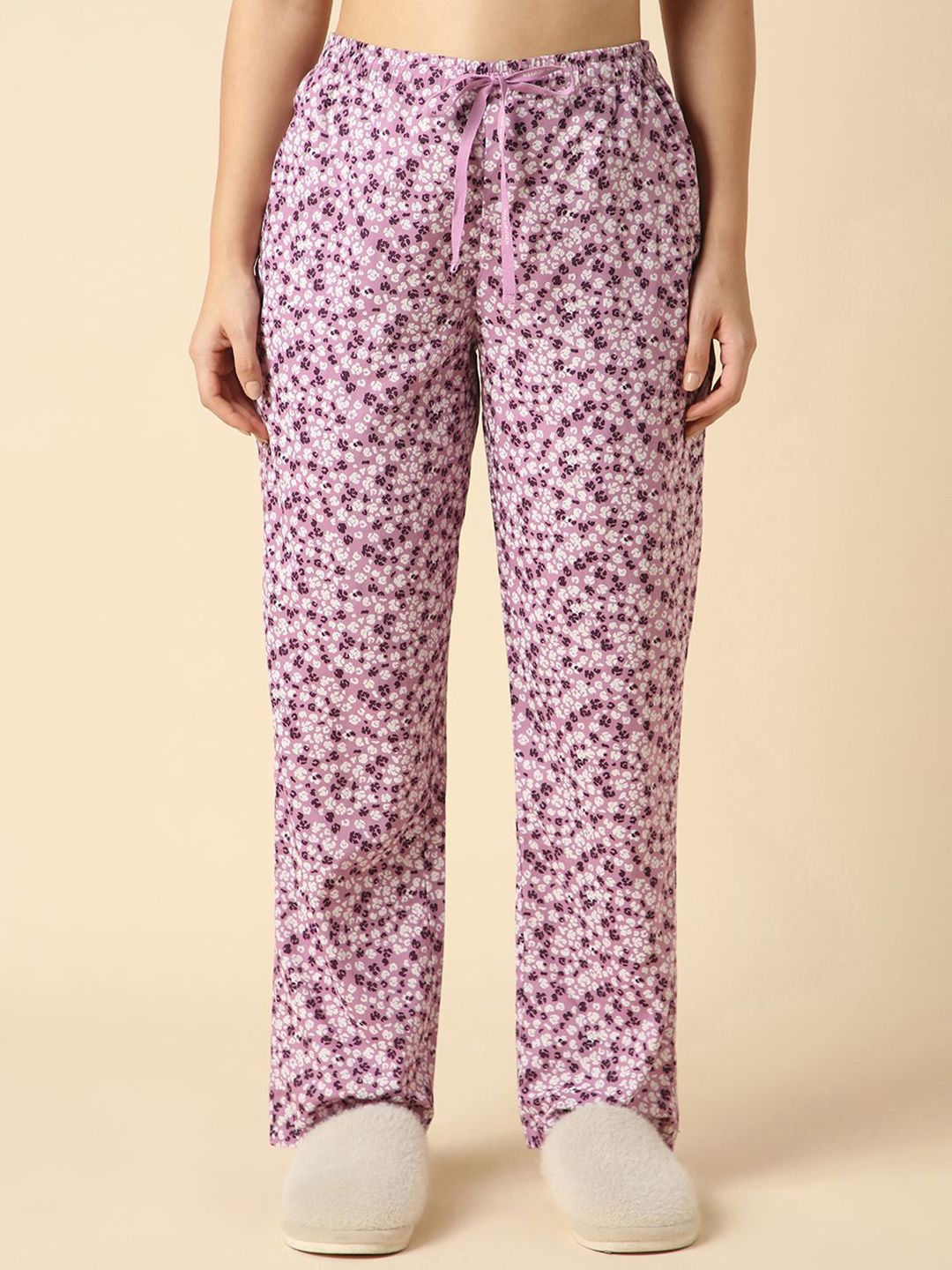 Van Heusen Women Printed Functional Pocket Ultra Soft Lounge Pyjama-picture-45