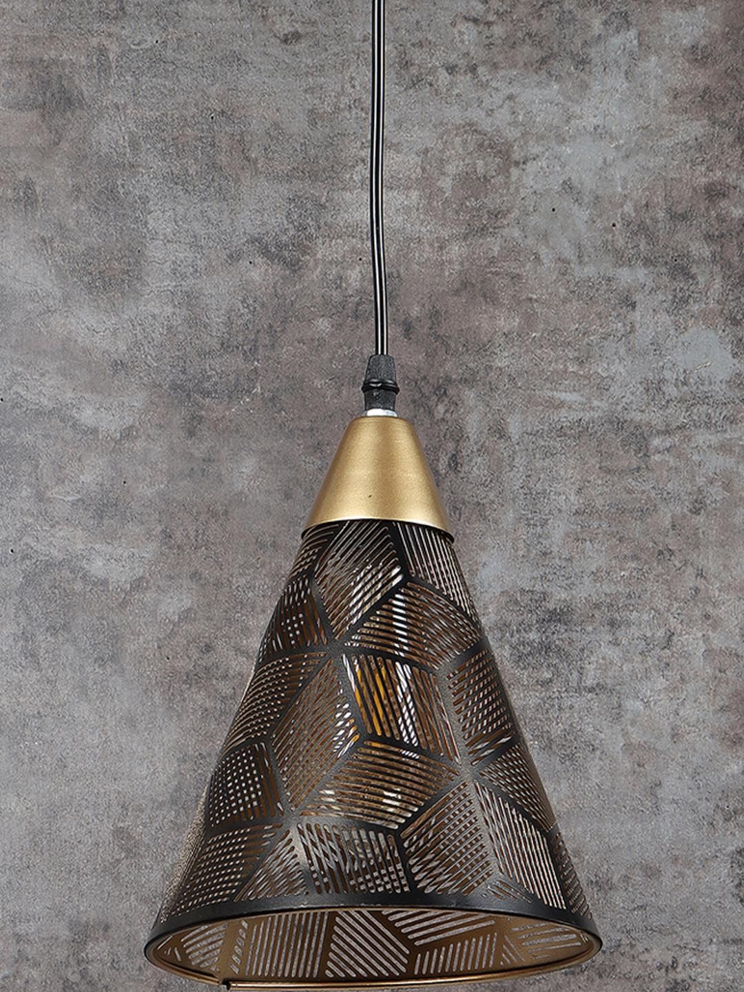 Deco Home Black Metal Ceiling Lamp-image-8