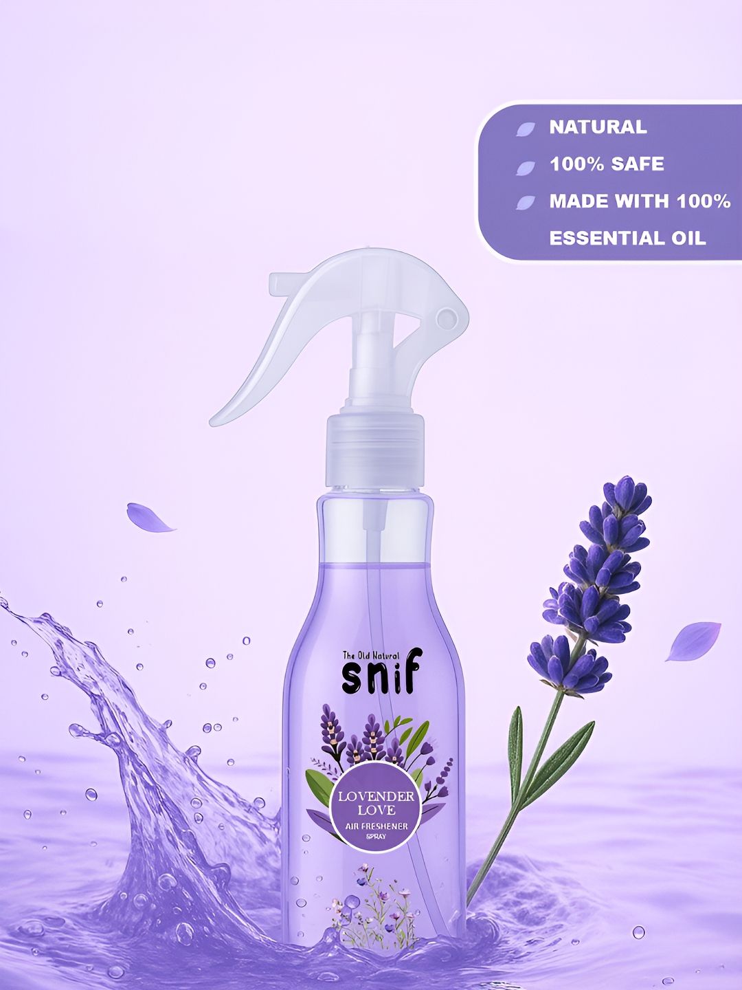 The Old Natural Lavender Love Long Lasting Air Freshener- 200 ml-image-14