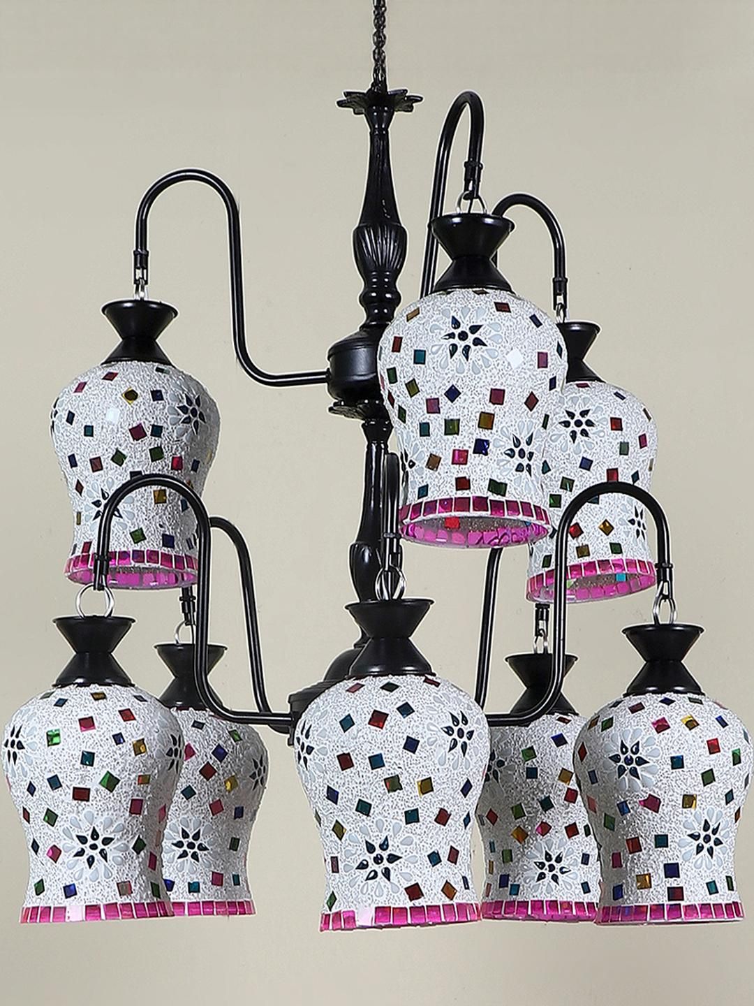 Deco Home Black Metal Ceiling Lamp-image-28