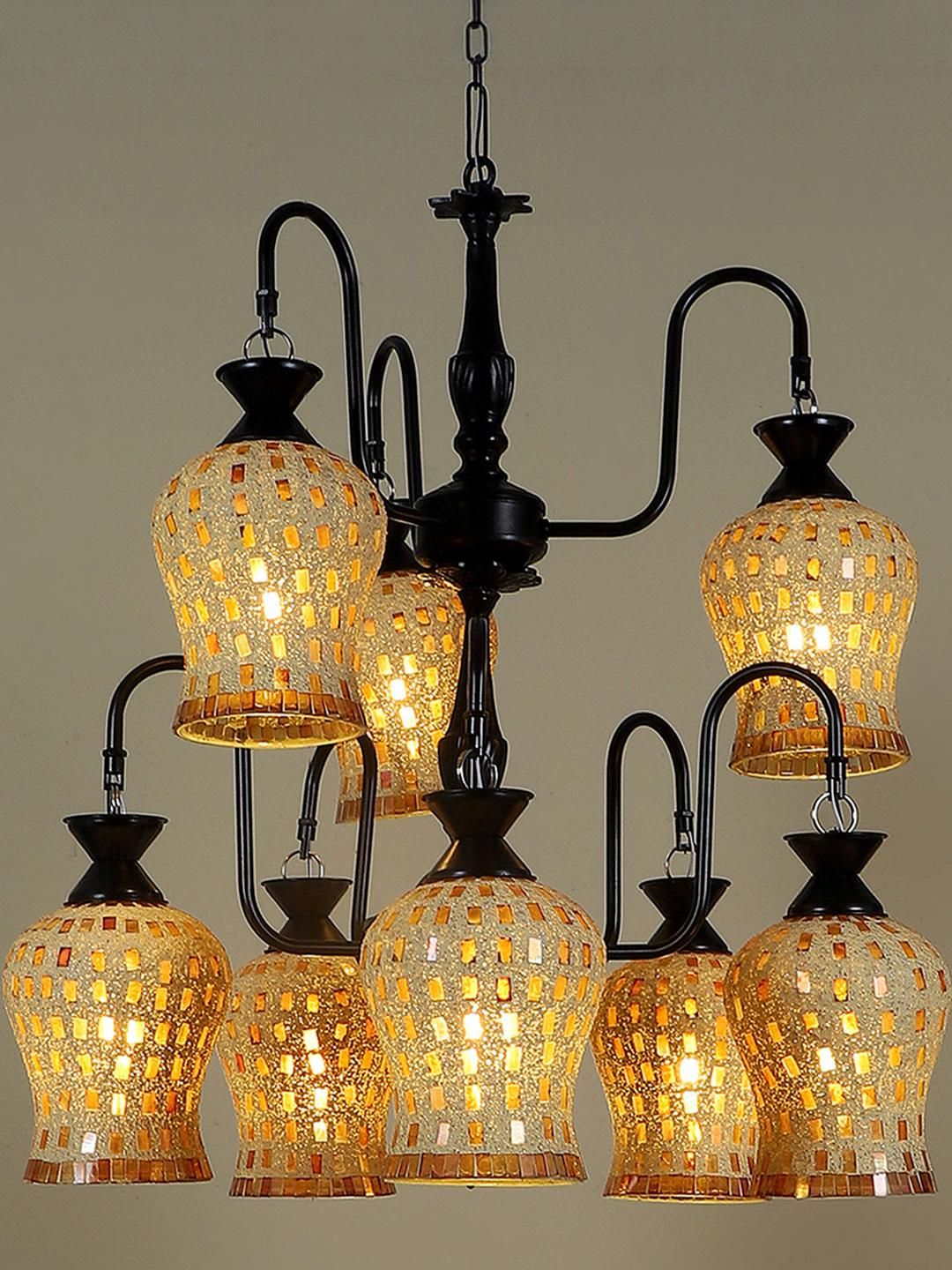 Deco Home Black Metal Ceiling Lamp-image-29