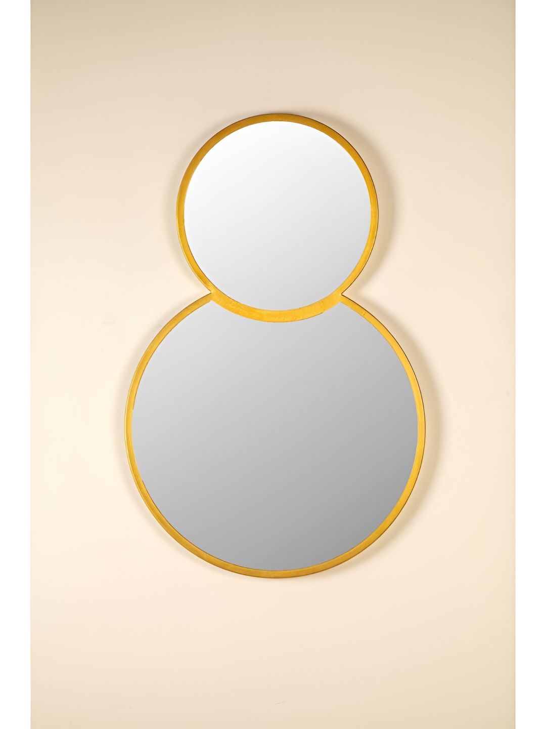 FREEDOM TREE Moon Flower Double Happiness Gold Toned Metal & Glass Wall Mirror-image-34