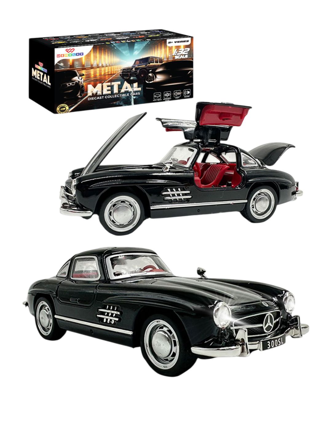 WEMBLEY Kids Classic Vintage Car Toy-image-11