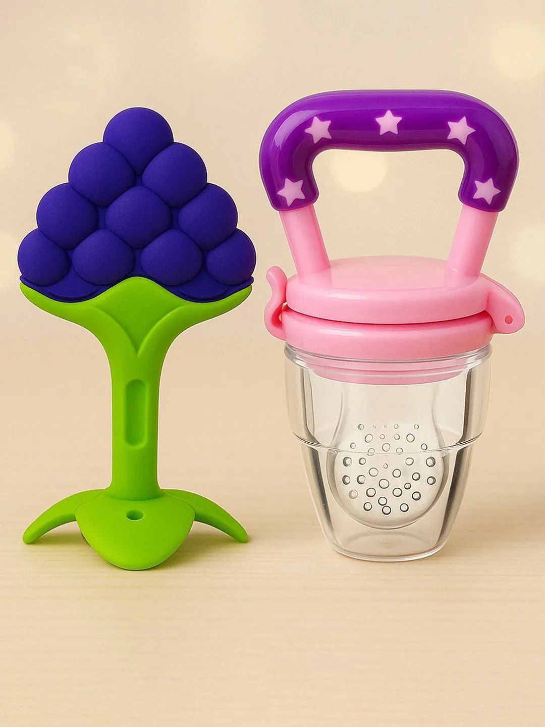 NeonateCare Infants Set Of 2 BPA Free Silicone Teether & Fruit Feeder-picture-14