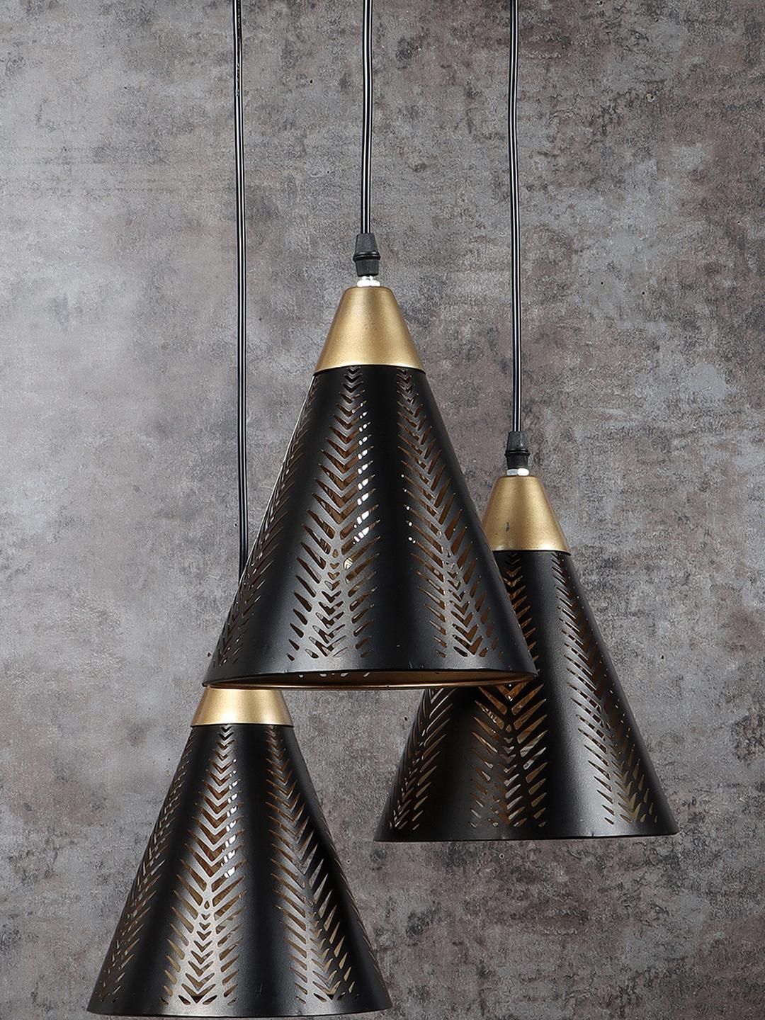 Deco Home Black Metal Ceiling Lamp-image-30