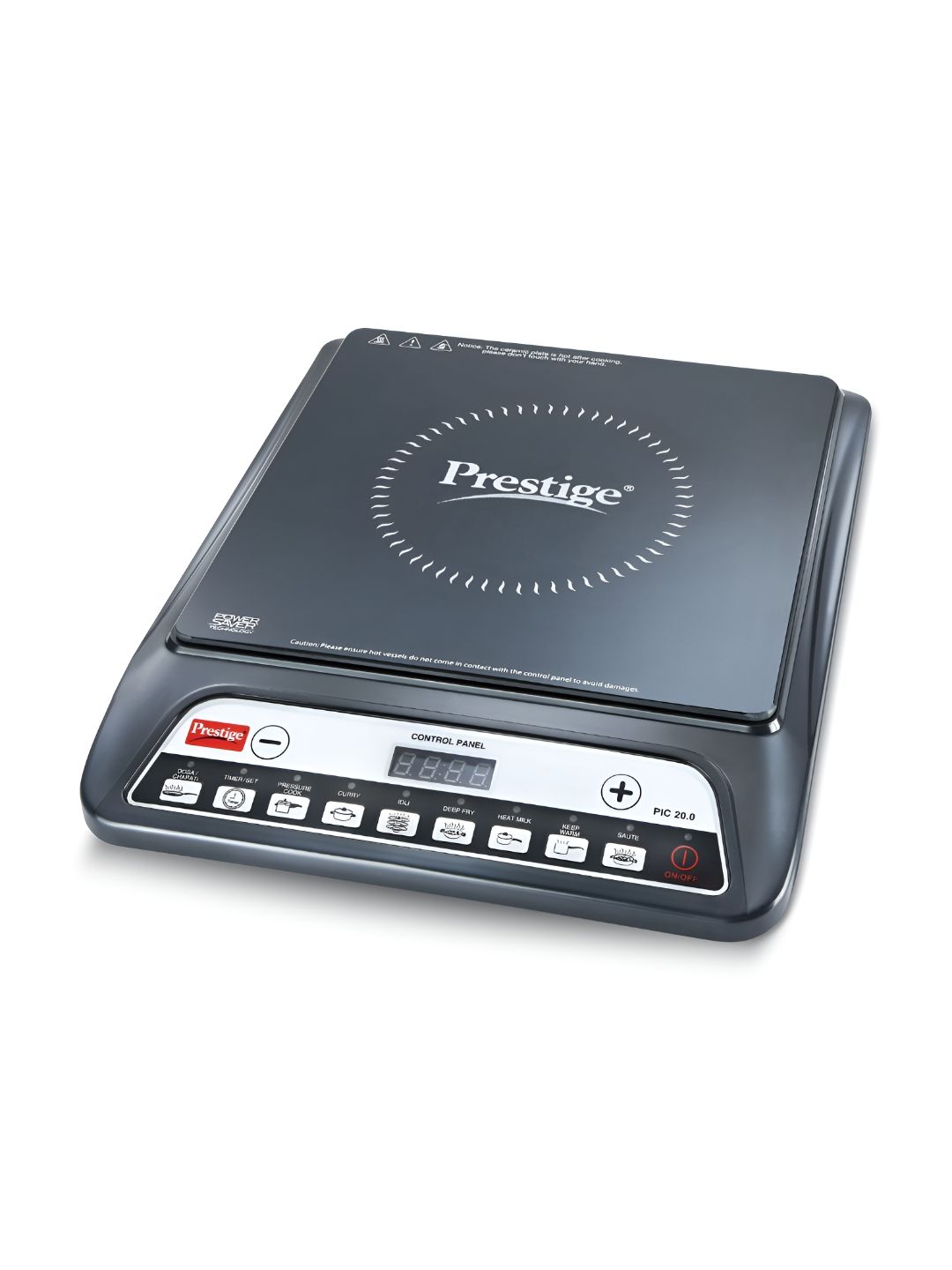 Prestige PIC 20.0 Plus Black Push Buttons Induction Cooktop - 1600 W-picture-15