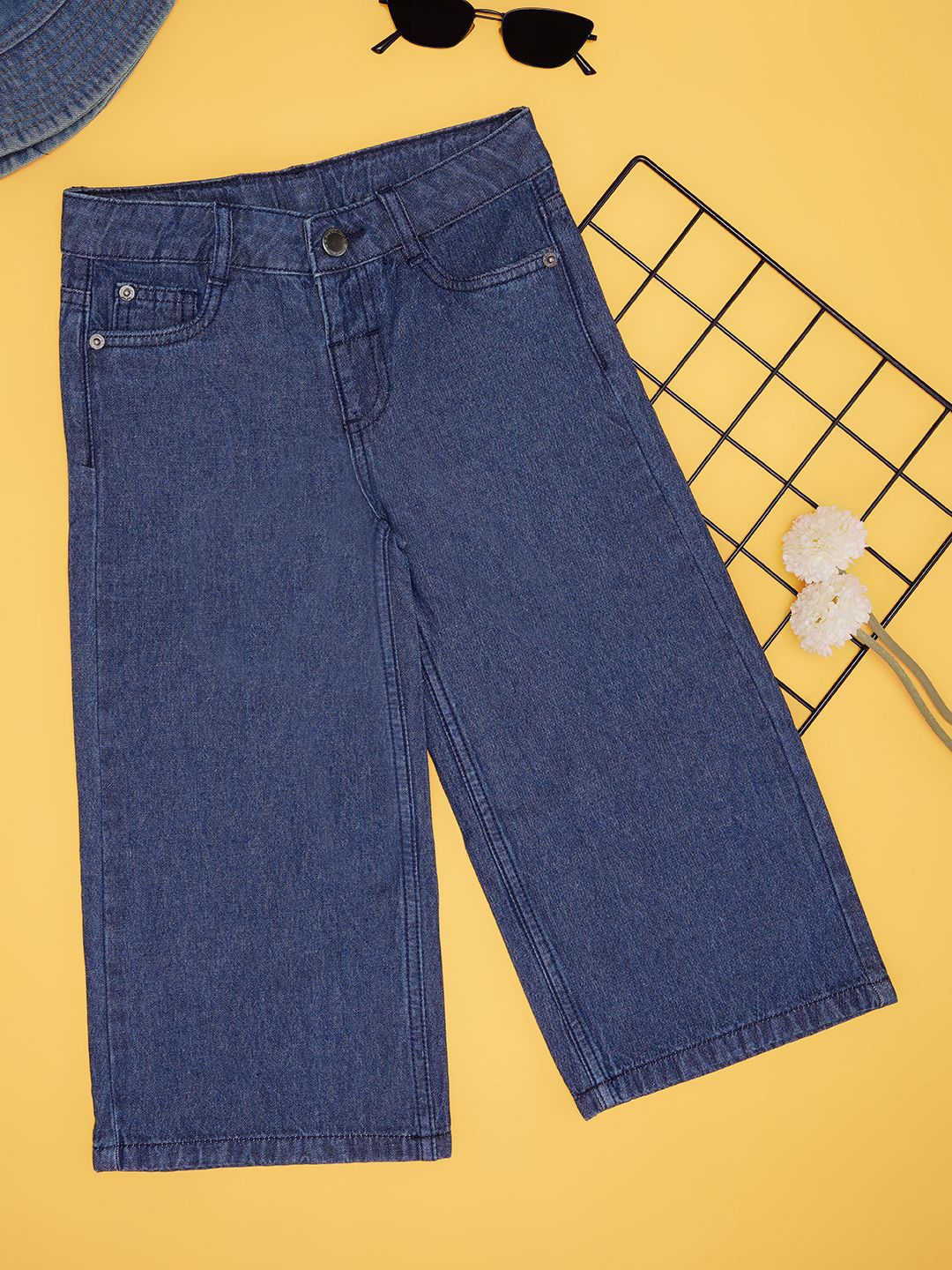 Pantaloons Junior Girls Flared Mid-Rise Jeans-picture-16