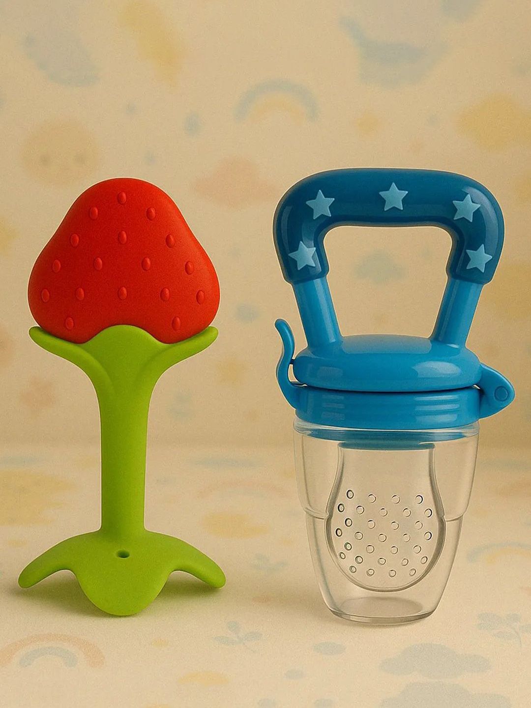 NeonateCare Infants Set Of 2 BPA Free Silicone Teether & Fruit Feeder-image-46