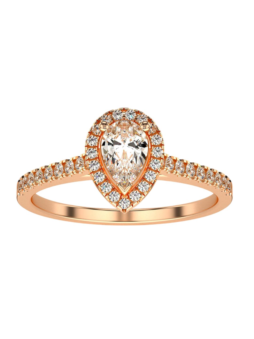 VALANOVA 14K Rose Gold Hallmarked Diamond Ring-1.76 g-picture-42