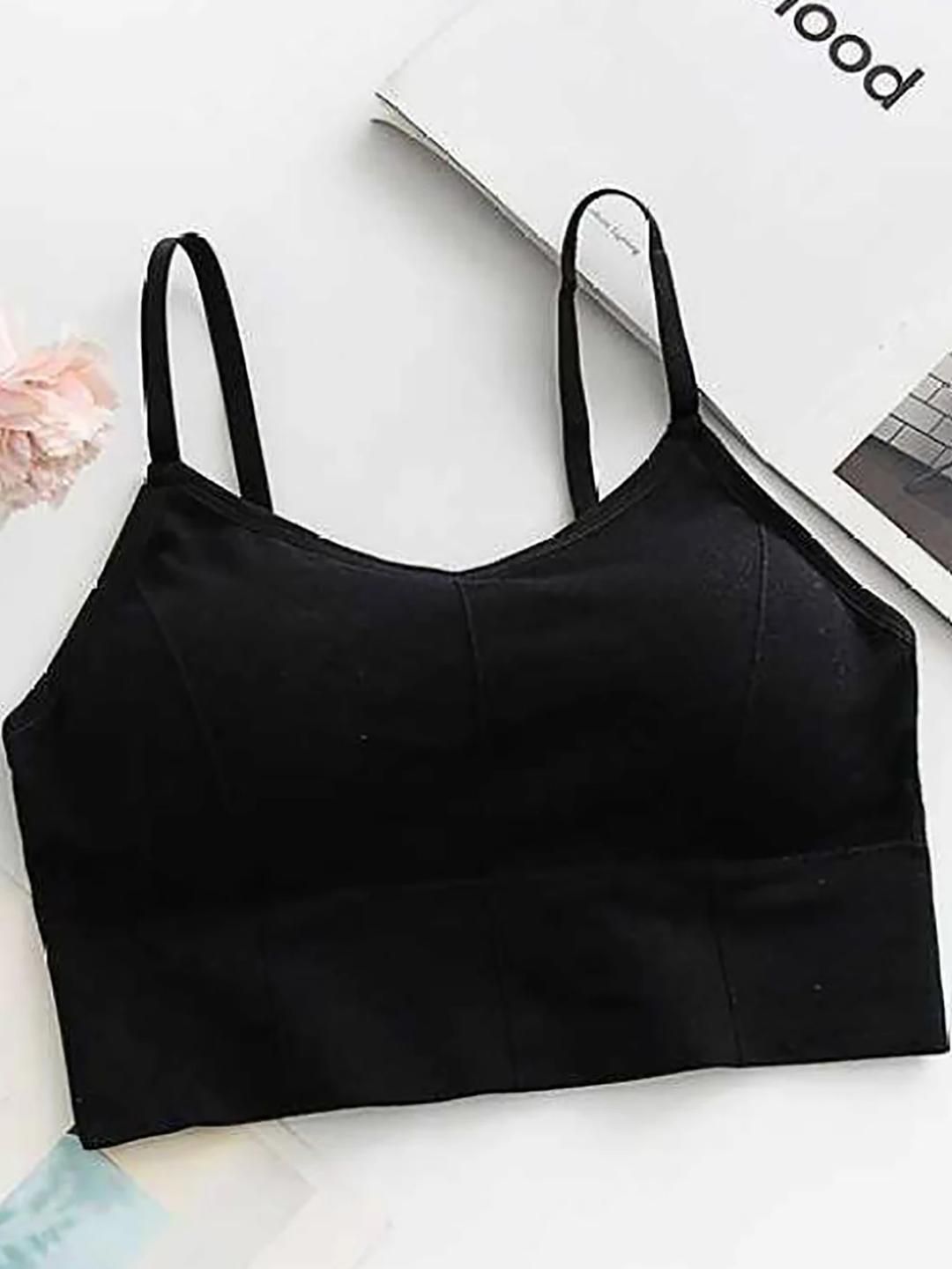 Samvar Black Cotton Non-Wired Non Padded Minimizer Bra-picture-17
