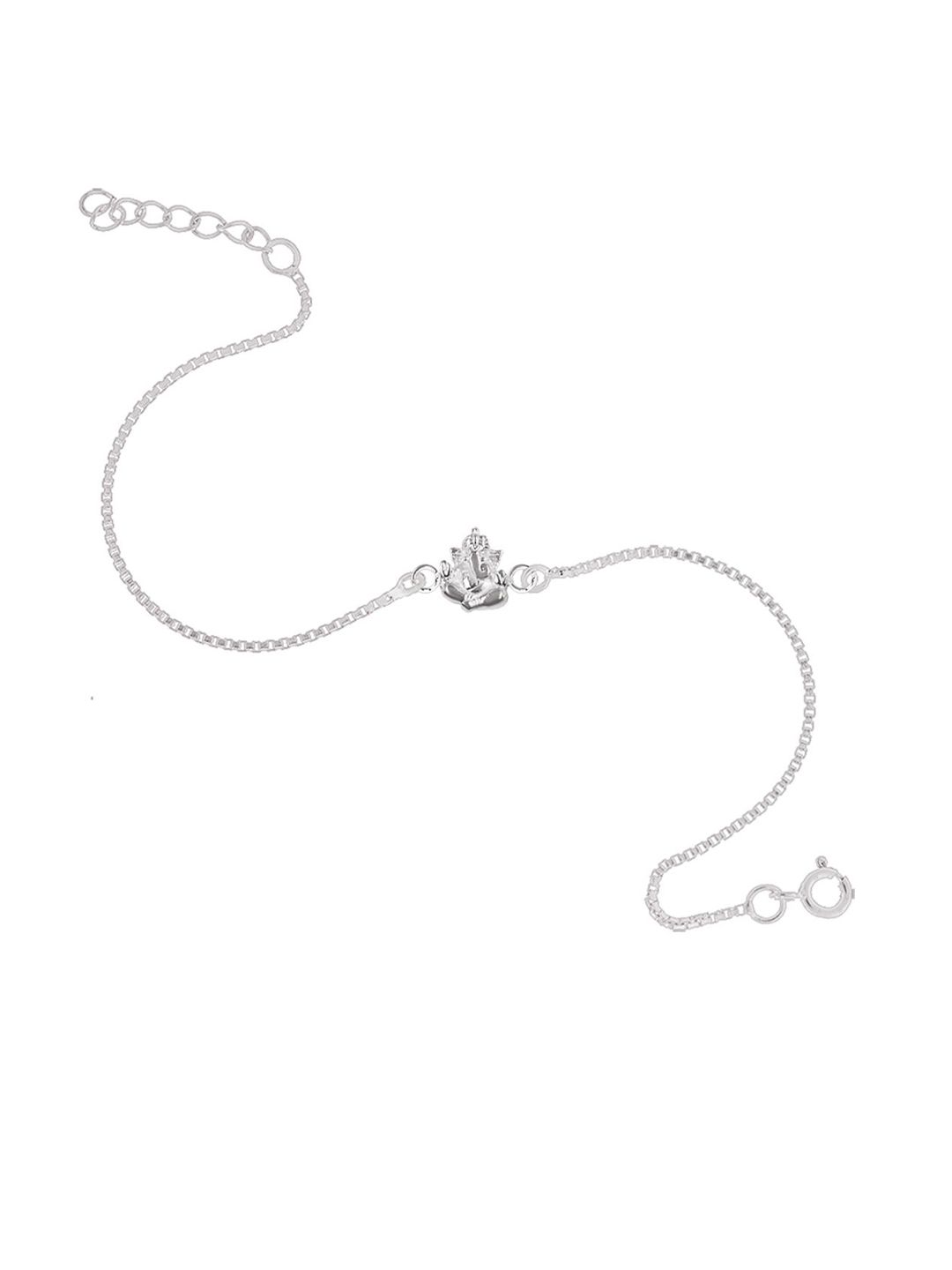 Parnika 92.5 Sterling Silver Wraparound Rakhi-picture-10