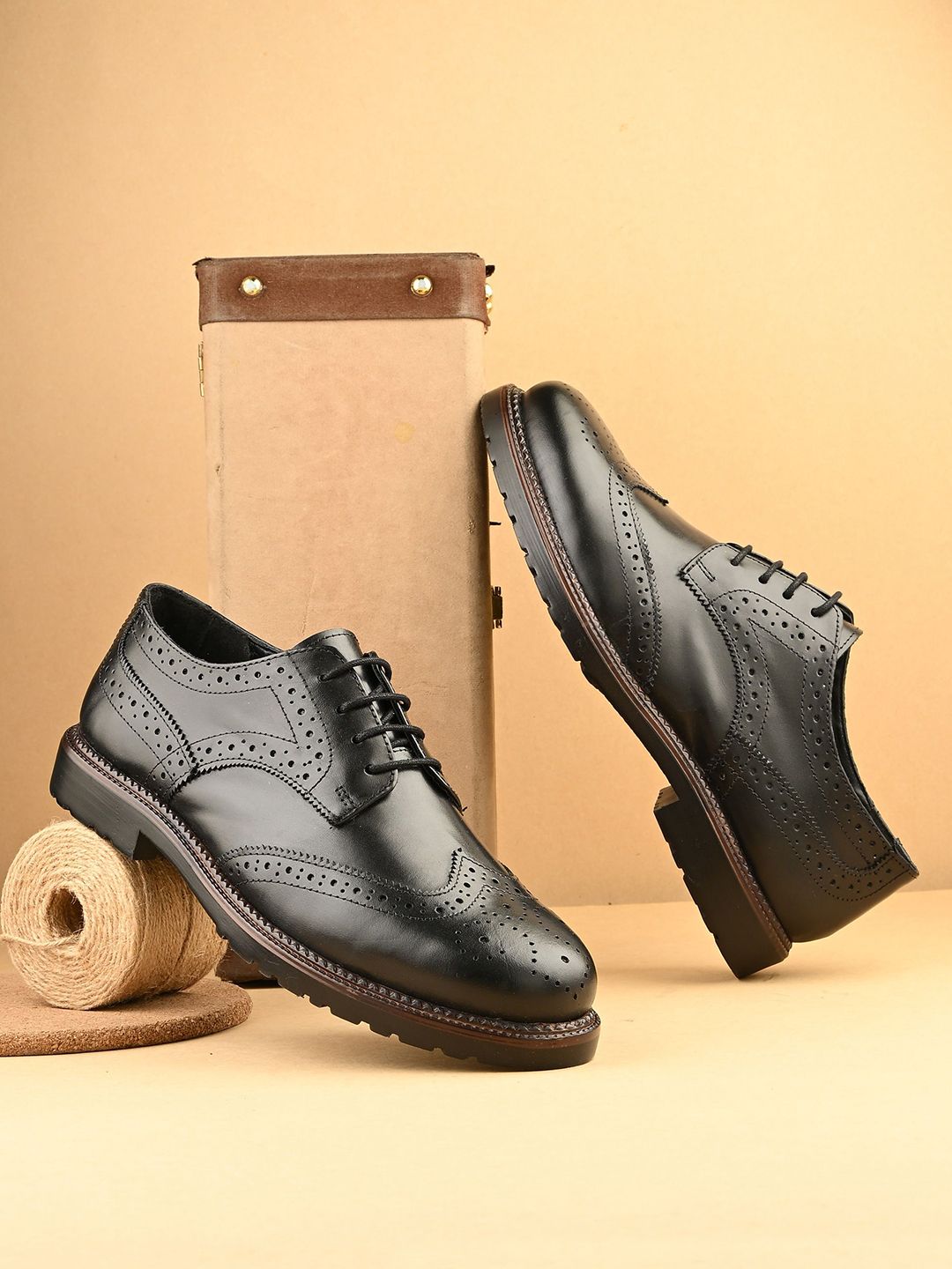 CARLO ROMANO Men Genuine Leather Formal Brogues Shoes-picture-33