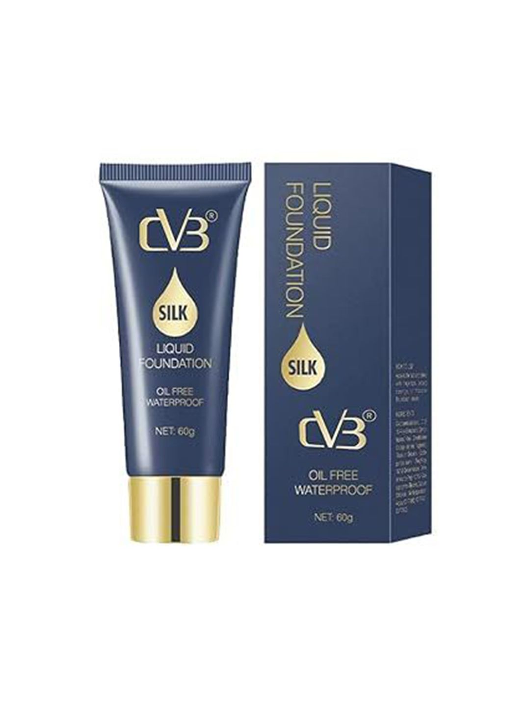 CVB Oil Free Waterproof Liquid Foundation- 60 g- Natural Nude-picture-14