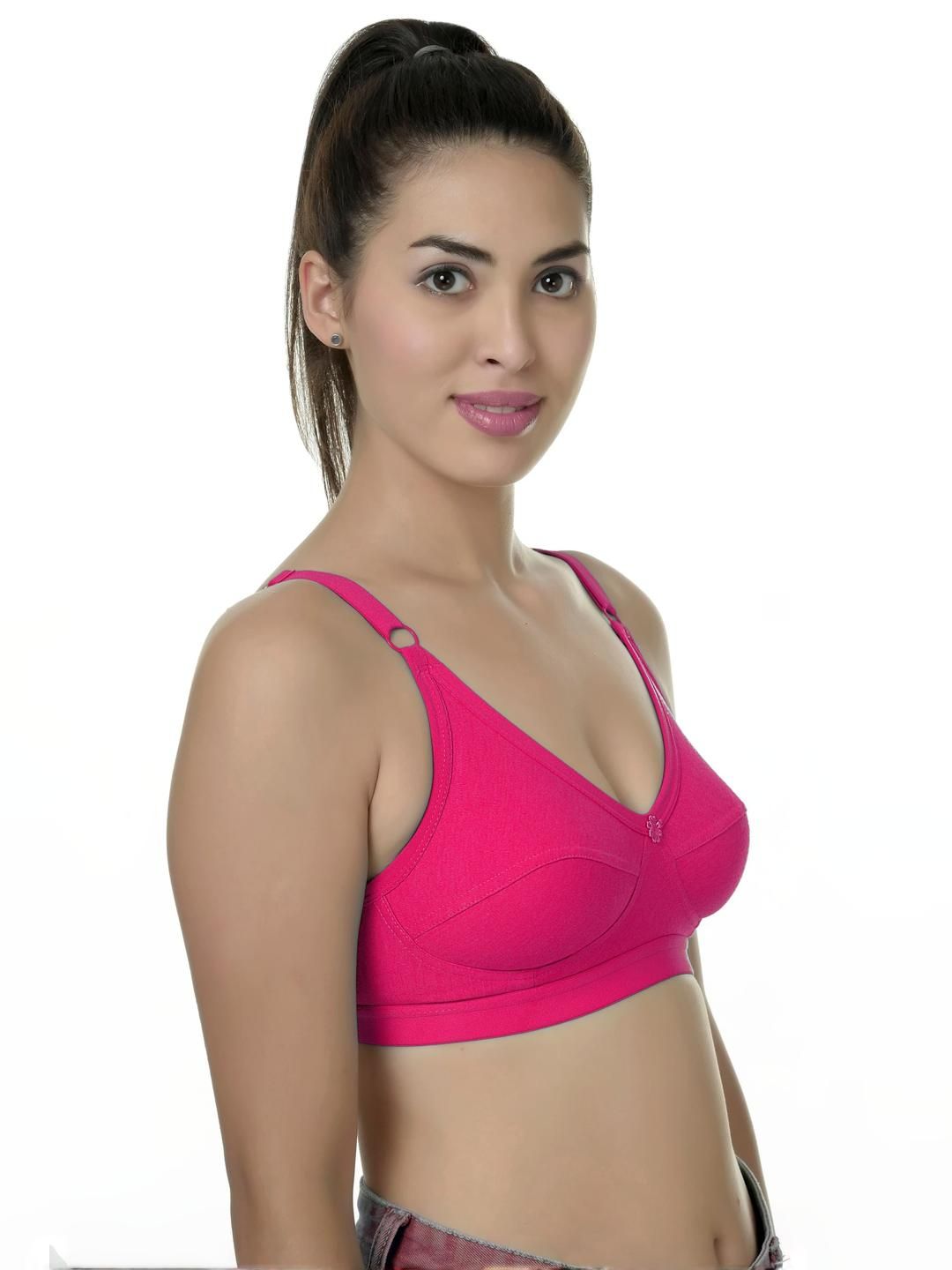 Samvar Multi Cotton Non-Wired Non Padded Minimizer Bra-picture-30