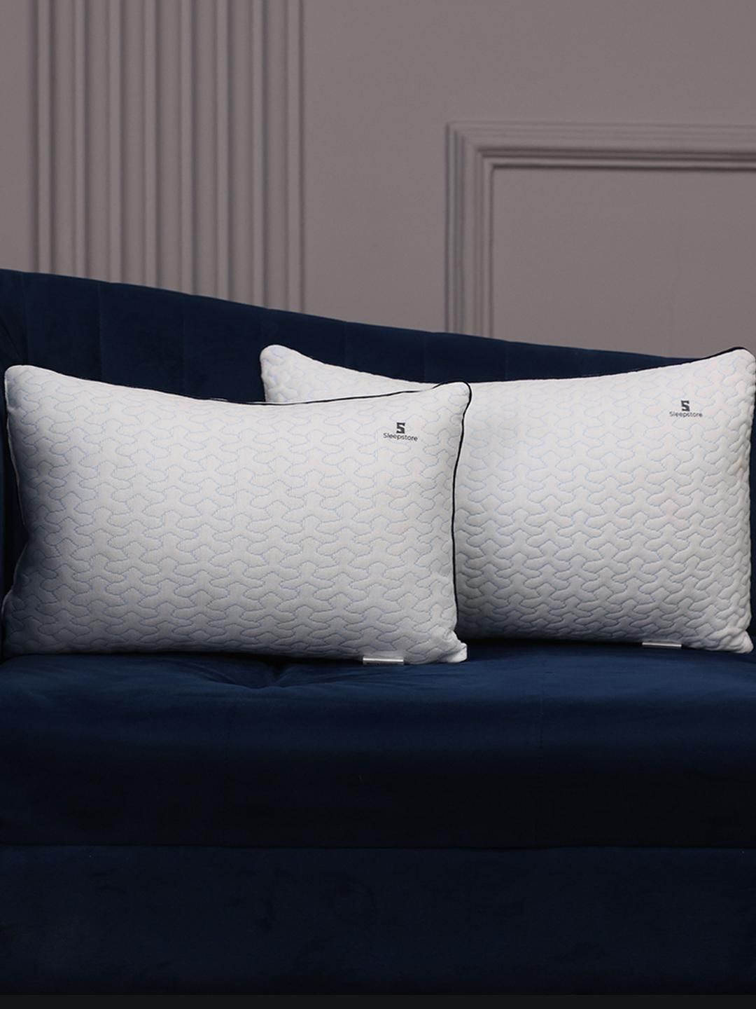 Sleepstore 2Pc White Polyester Cushion-image-46