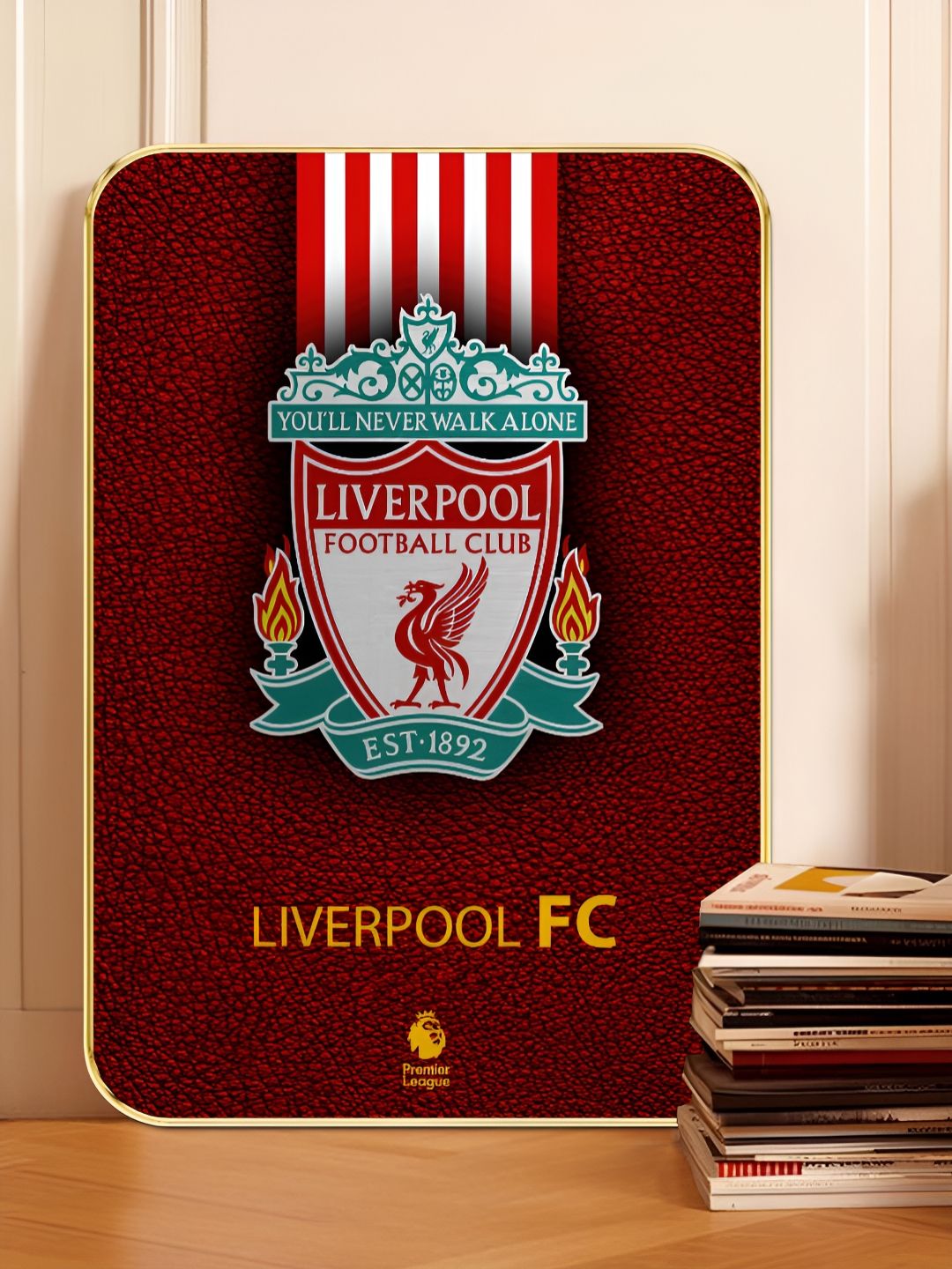Livin'luxe Maroon & Green Liverpool FC Printed Wall Art-picture-34