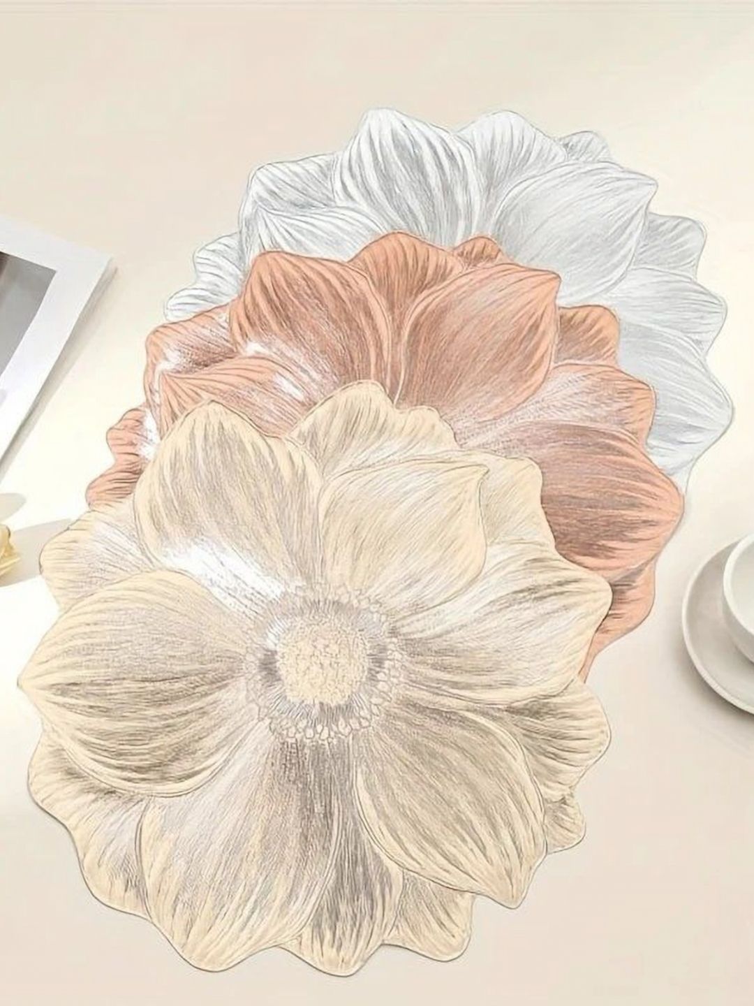 LooMantha Pack Of 3 Textured Table Placemat-picture-22