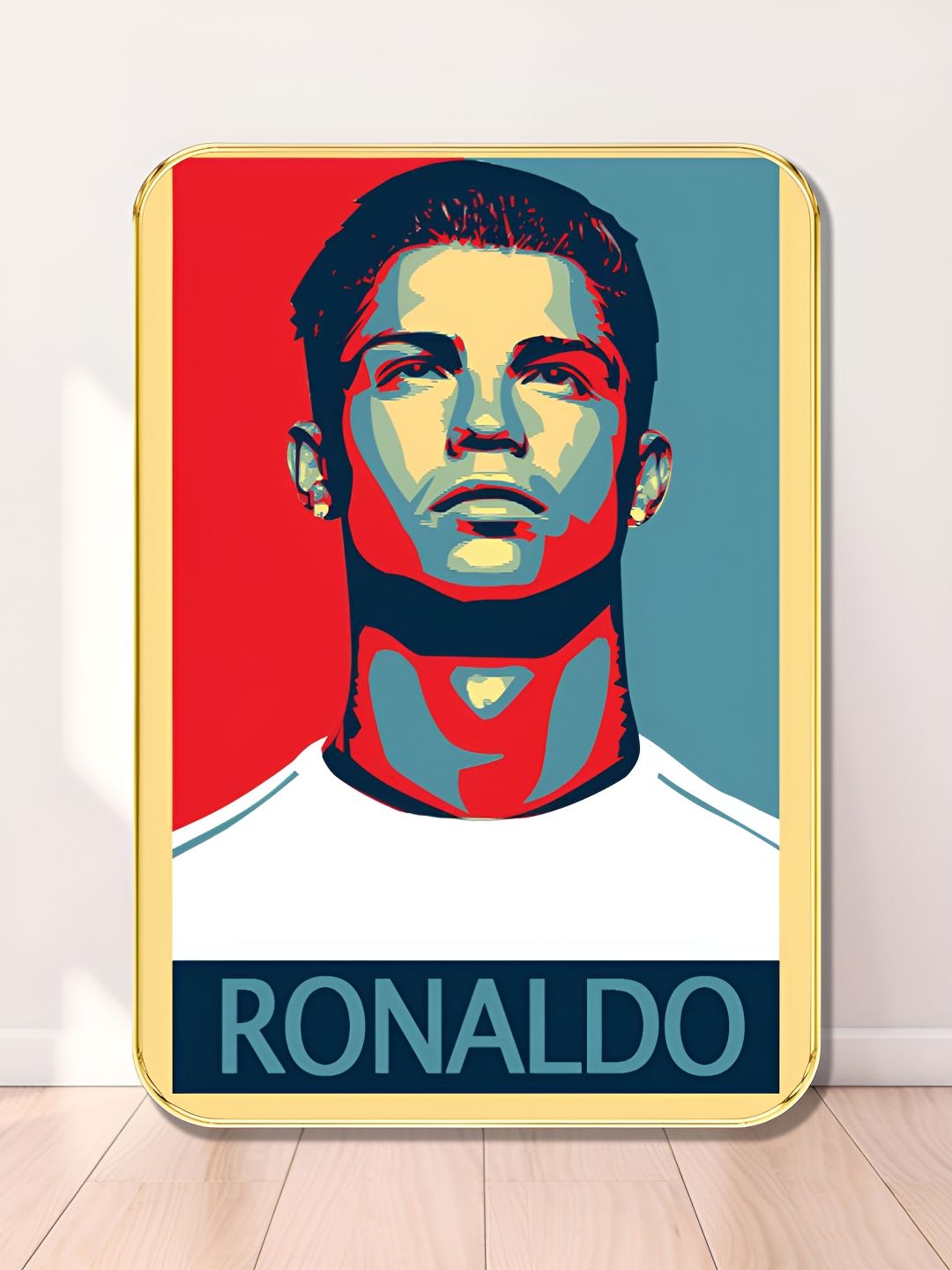 Livin'luxe Red & Blue Cristiano Ronaldo Wall Art-picture-33
