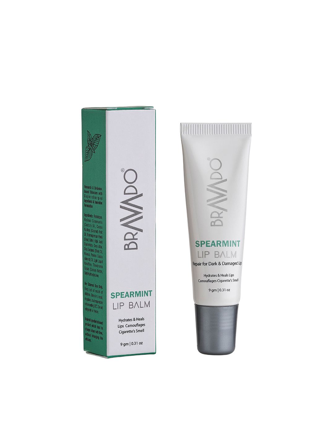Bravado Spearmint Lip Balm For Hydrating - 9 g-picture-1