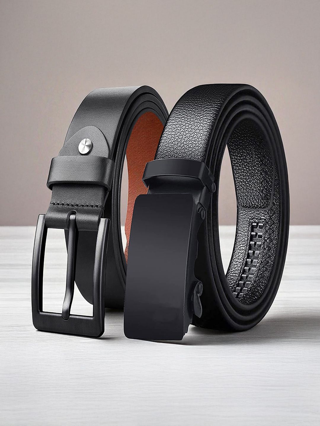 Provogue Men Set Of 2 Leather Belt-picture-30